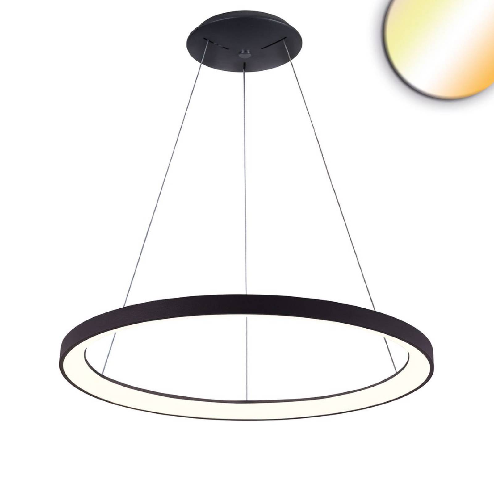 LED H�ngeleuchte Orbit 580, schwarz, 48W, rund, ColorSwitch 3000/3500/4000K, dimmbar