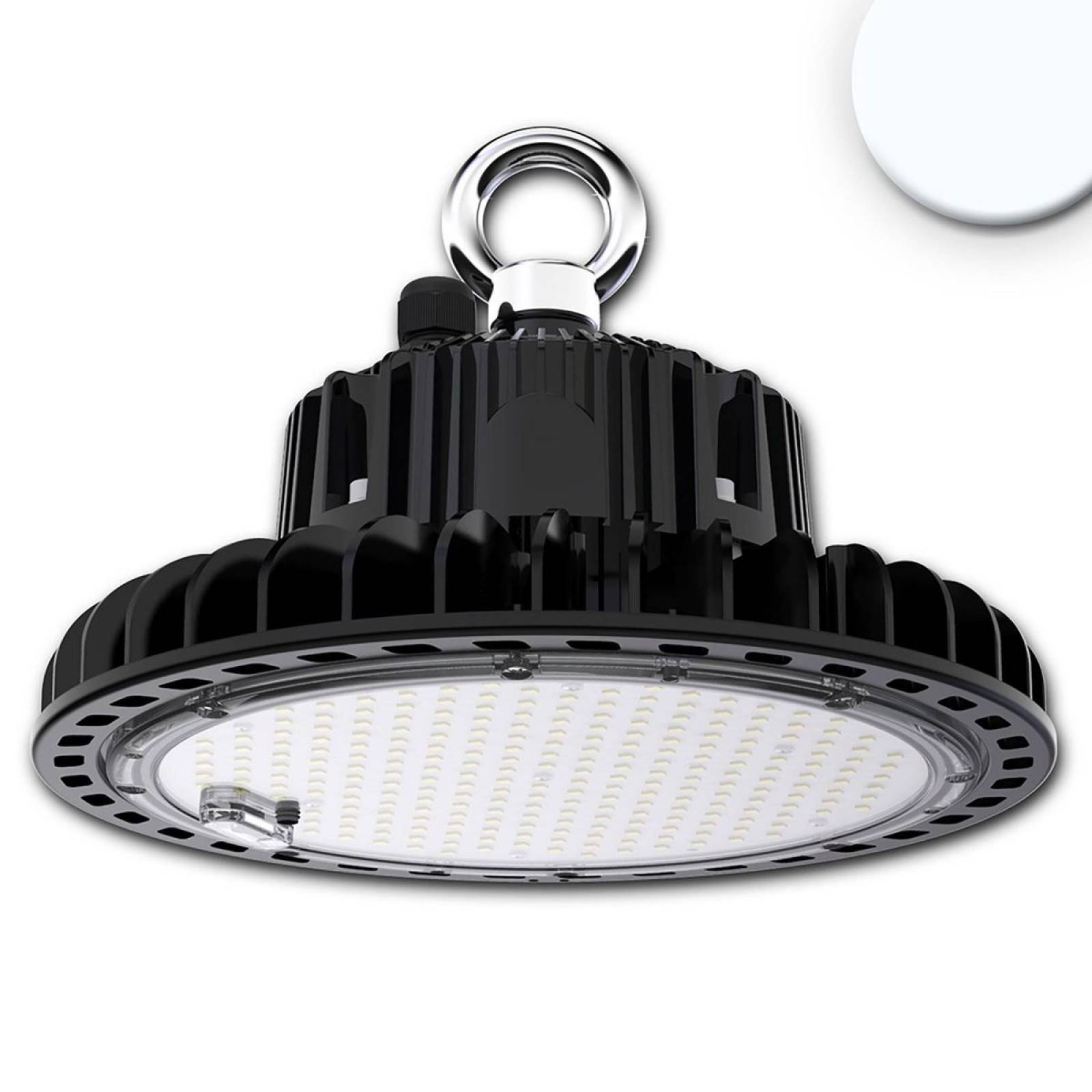 LED Hallenleuchte FL 200W IP65 kaltwei� 90� DALI dim. 5700K CRI:80 28000lm