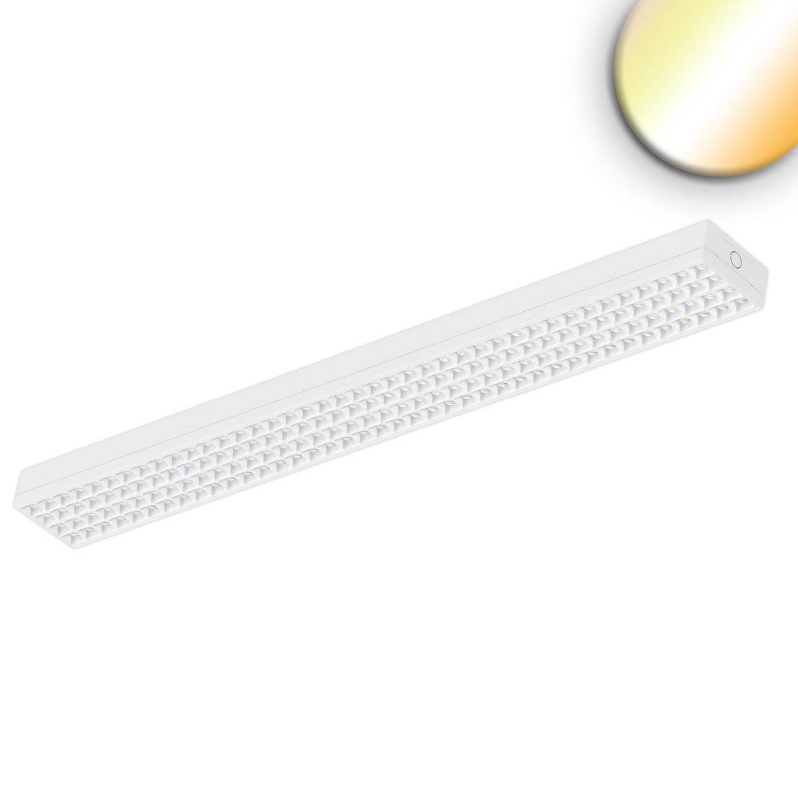 LED Langfeldleuchte UGR<19, 80�, wei�, 120cm, 38W, 4800l, Colorswitch 3000/4000K, dimmbar