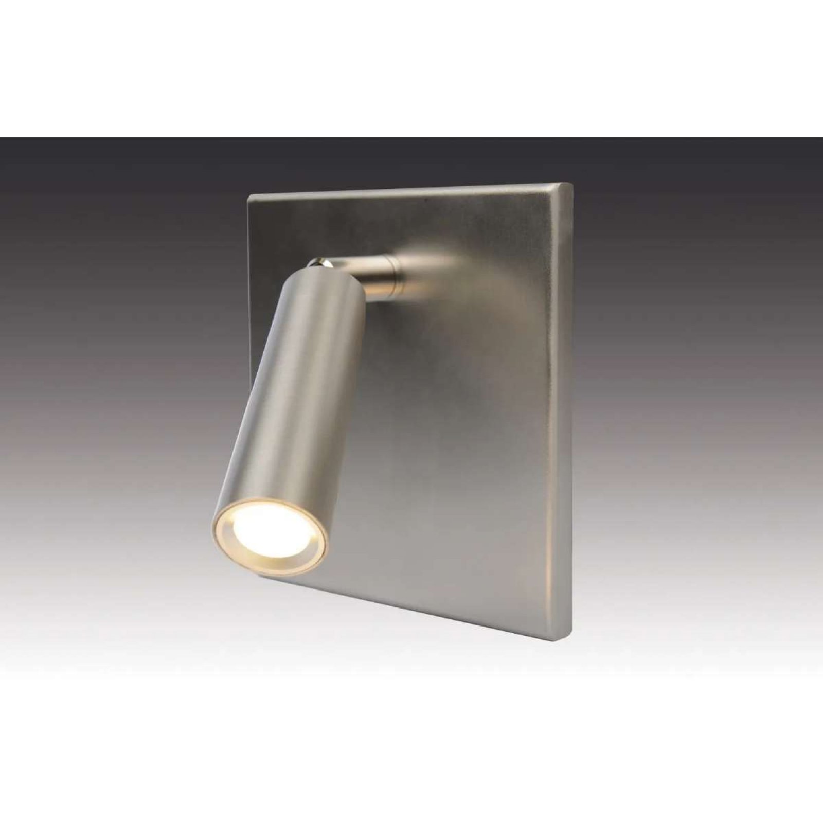 LED Leseleuchte Ein-/Anbau 3W dreh-schwenkbar, edelstahloptik
