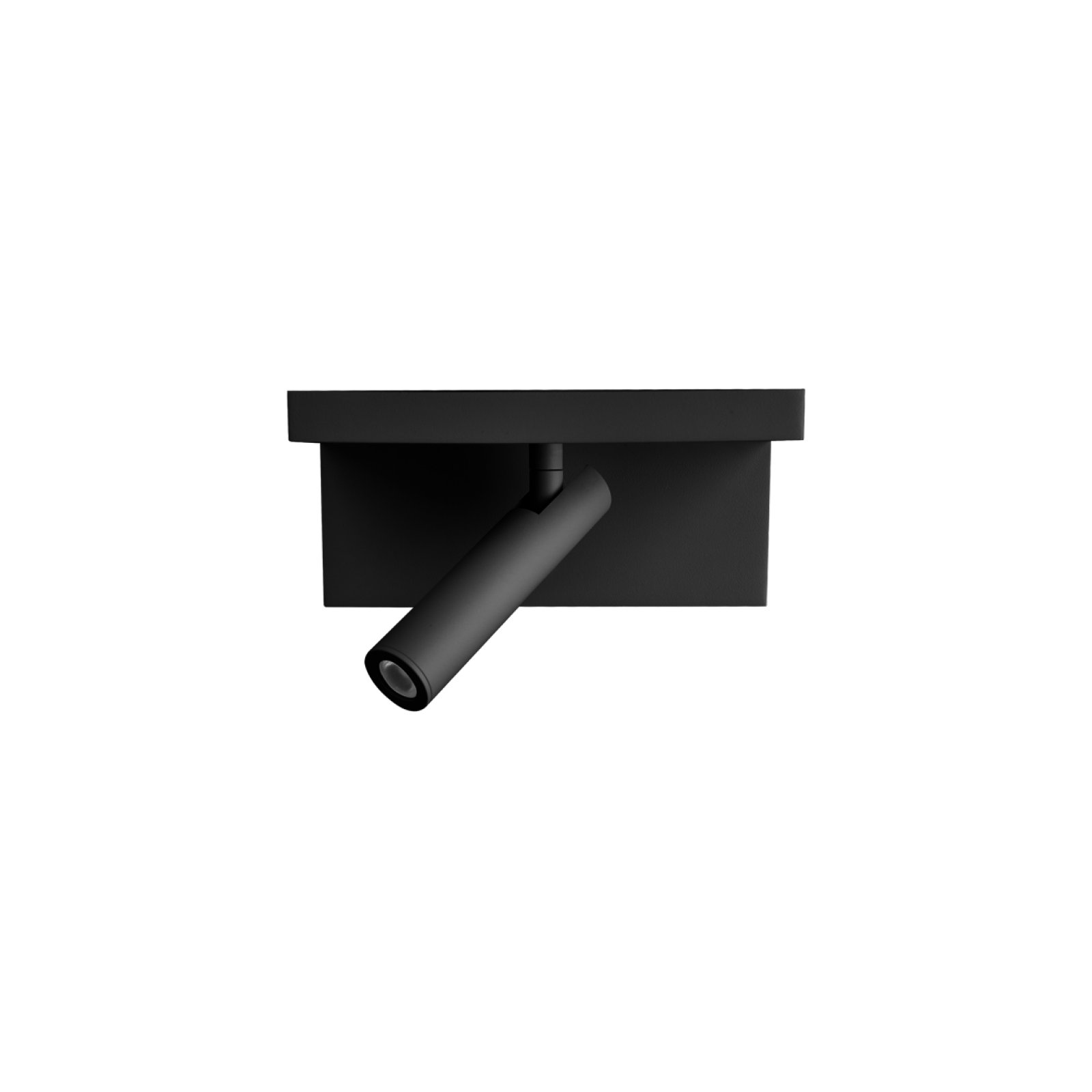 LED Leseleuchte Wand mit Induktionsladen LOADY schwarz, Spot schwenkbar 2700K