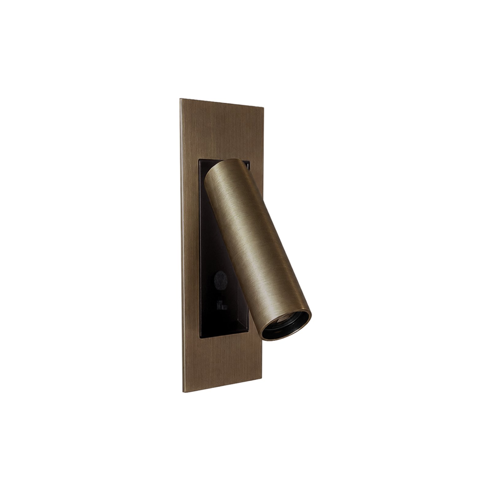 LED Leseleuchte Wandeinbau CLASSIC 2W dreh-schwenkbar, 2700K, CRI90, bronze