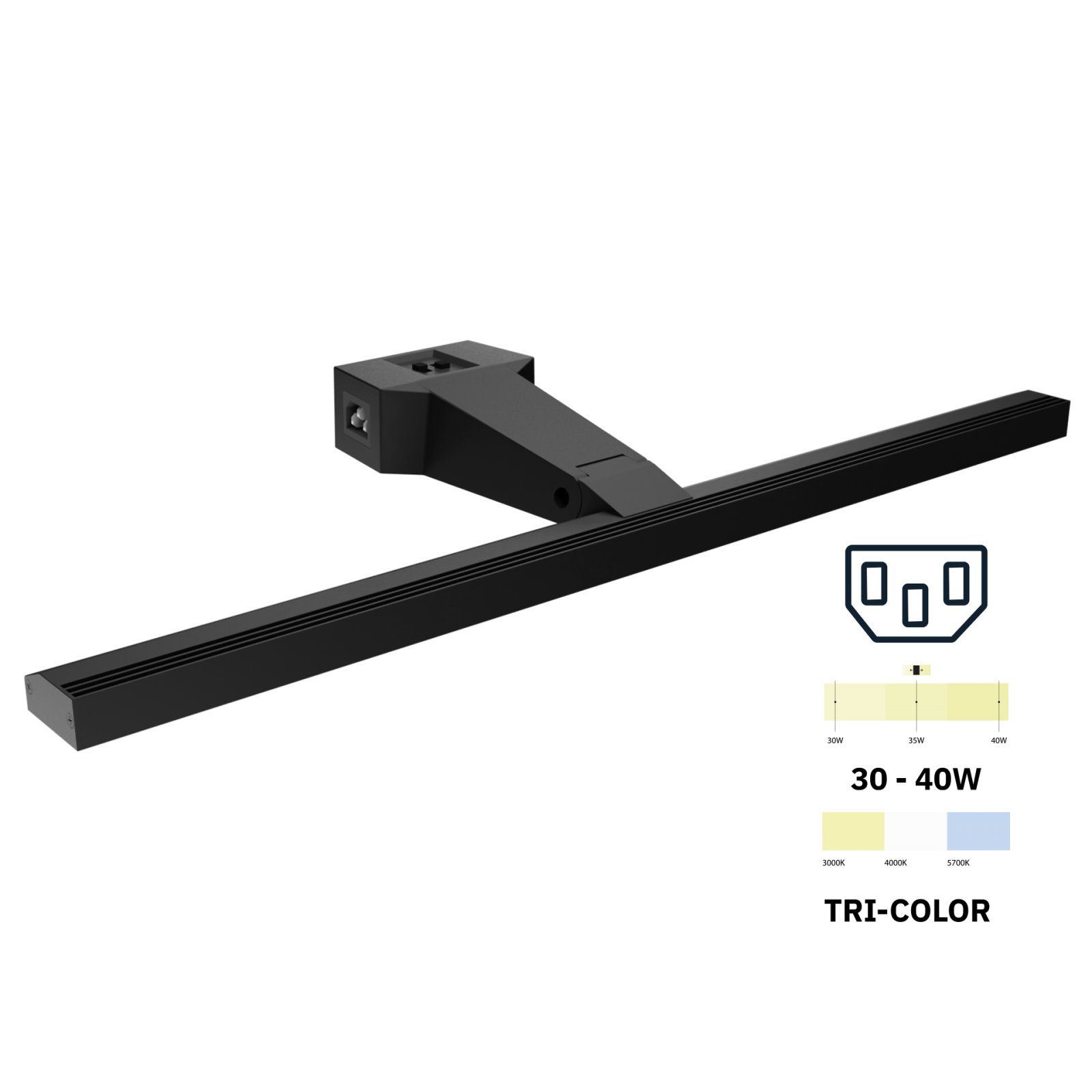 LED Messeleuchte & Displayleuchte LIFA 40 � Lineare Auslegerleuchte f�r Messew�nde