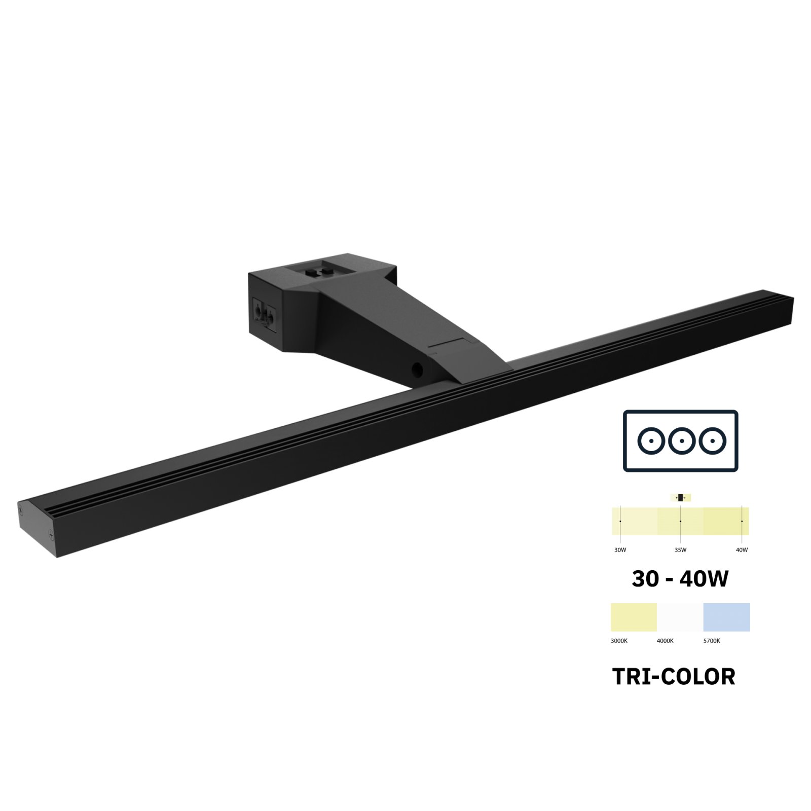 LED Messeleuchte & Displayleuchte LIFA 40 f�r Messew�nde, Wieland-Buchse