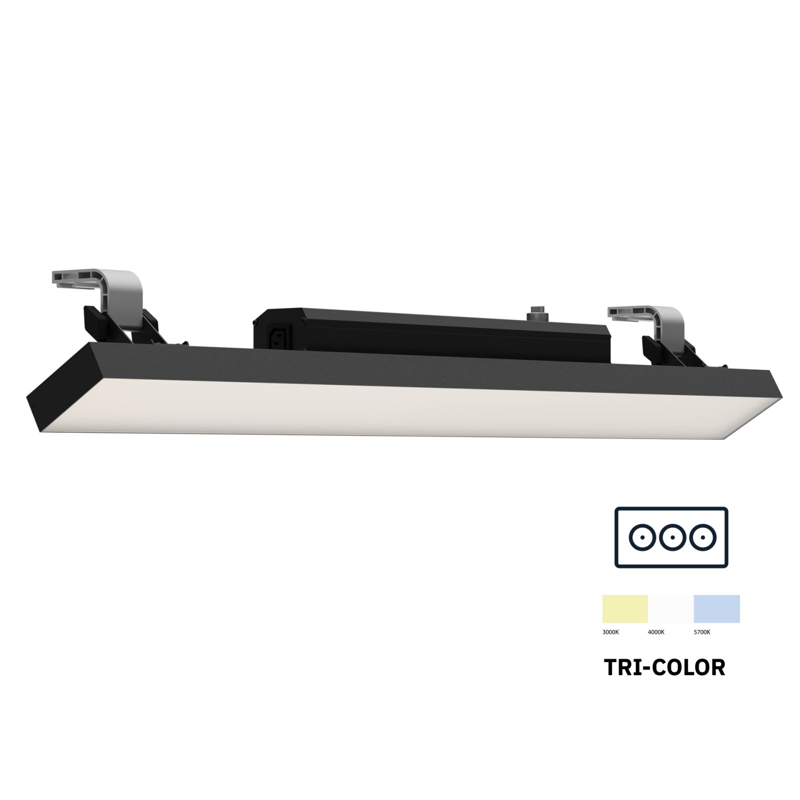 LED Messeleuchte Lichtleiste ZORO 50 - Auslegerstrahler CCT, Wieland-Buchse