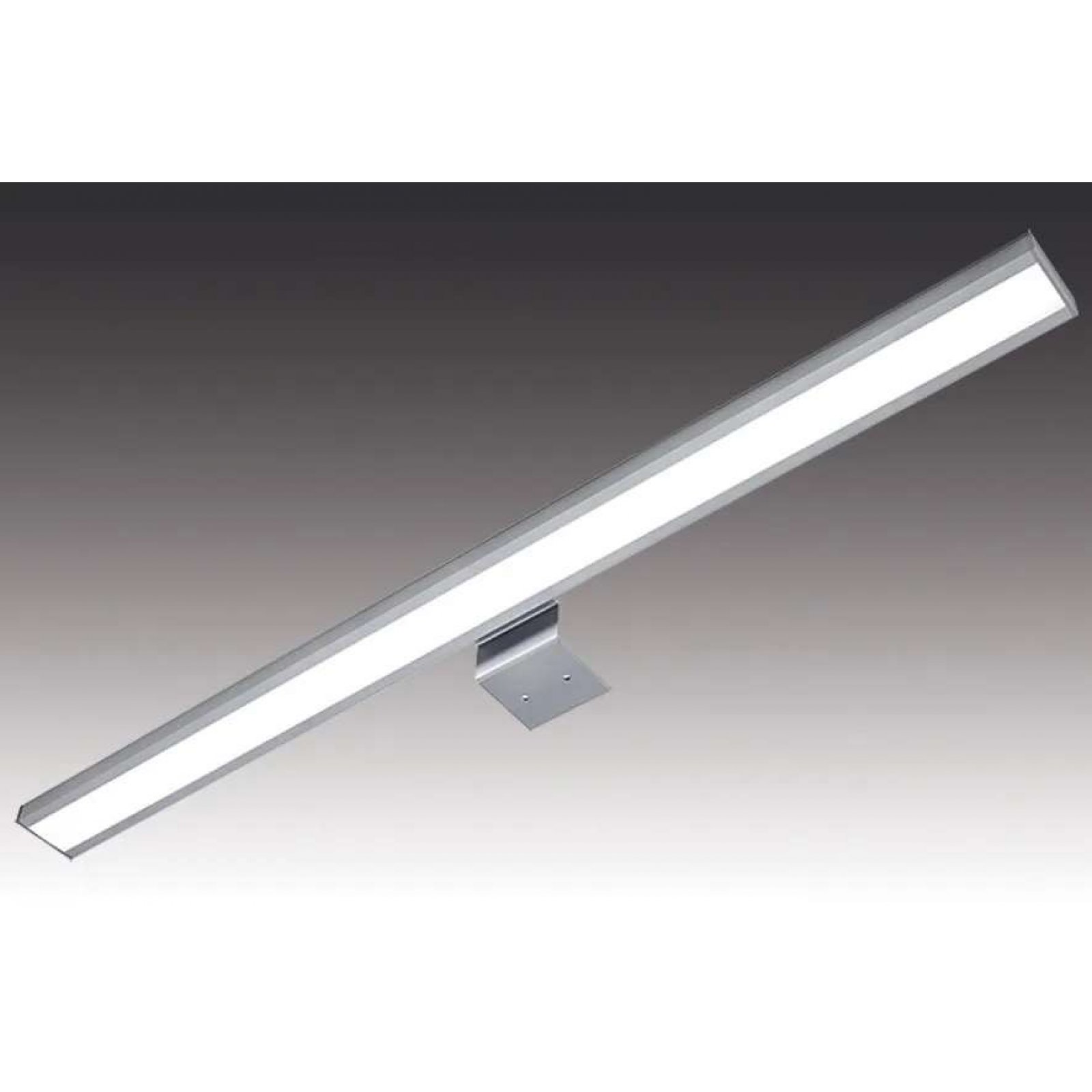 LED M�belaufbauleuchte Lugano silber, hohe Farbwiedergabe CRI95, 24V
