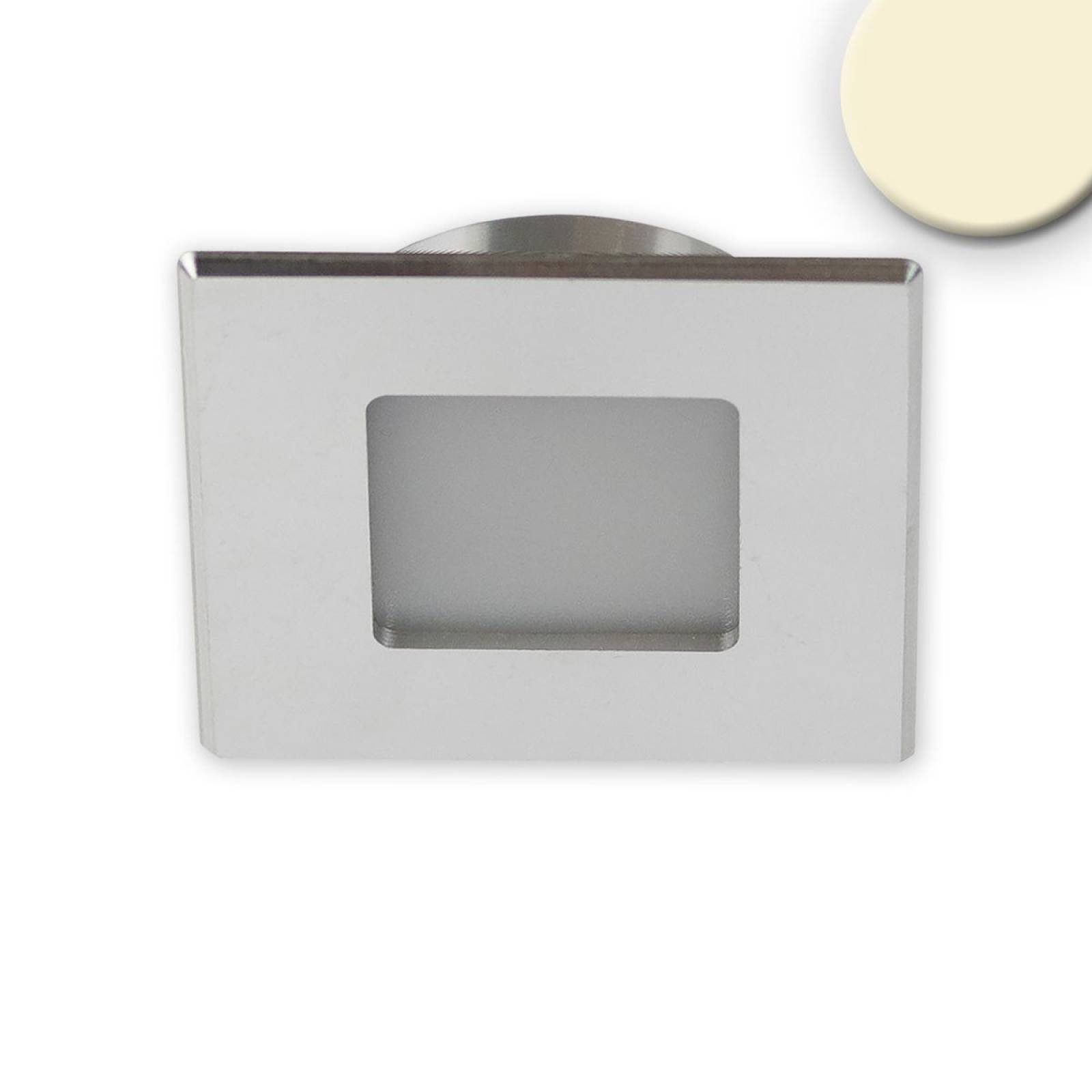LED M�beleinbaustrahler MiniAMP Alu geb�rstet, 3W, 24V DC warmwei� 3000K, dimmbar