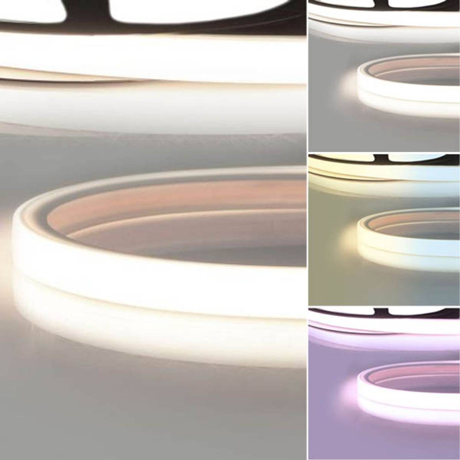 LED NEON Stripe B13H10 f�r Fliesenprofile 3m, biegbar, 24V DC, 6W/m, IP67, einfarbig, CCT, RGB