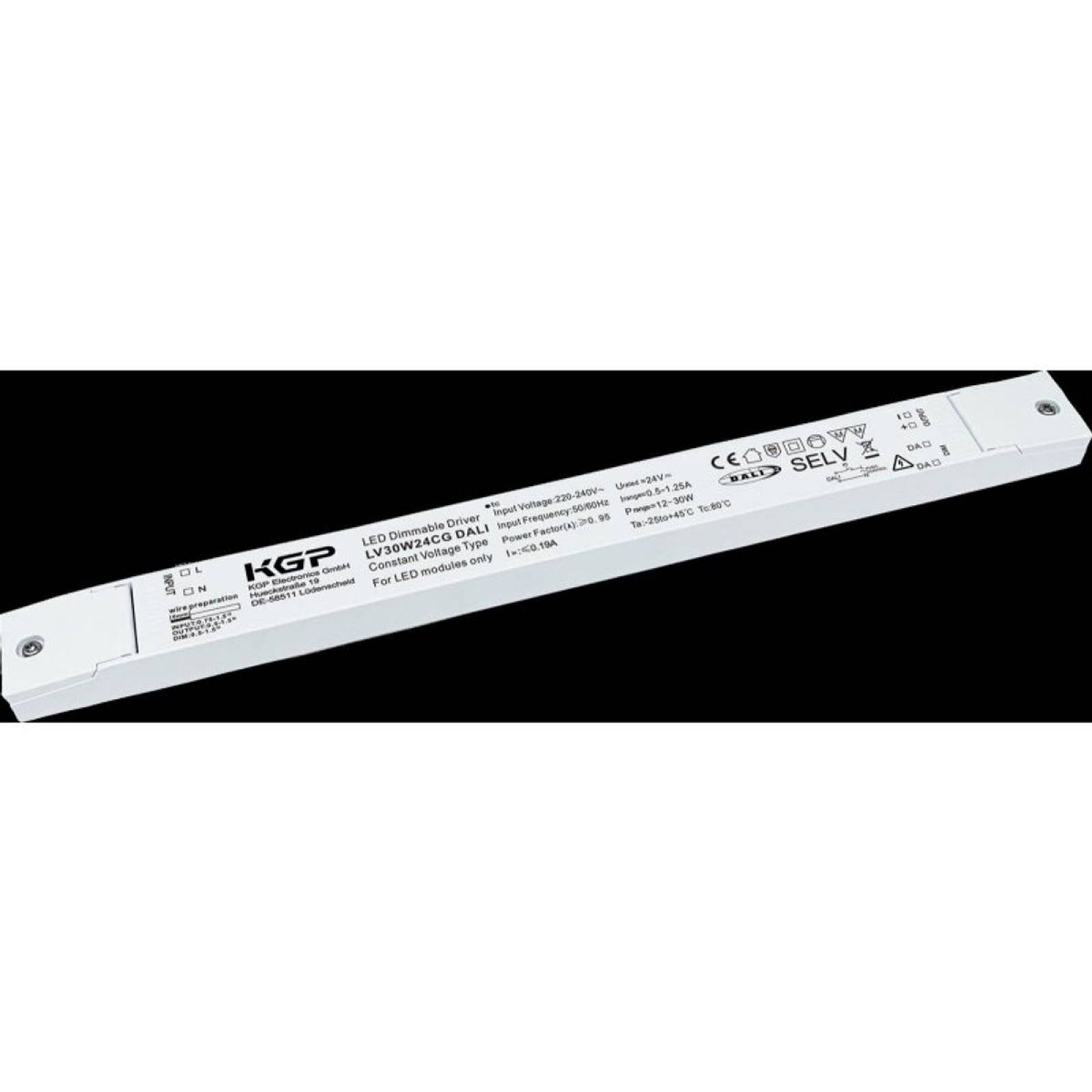 LED-Netzteil CV 24V 12-30W <0,19A dimmbar DALI IP20 spannungskonstant