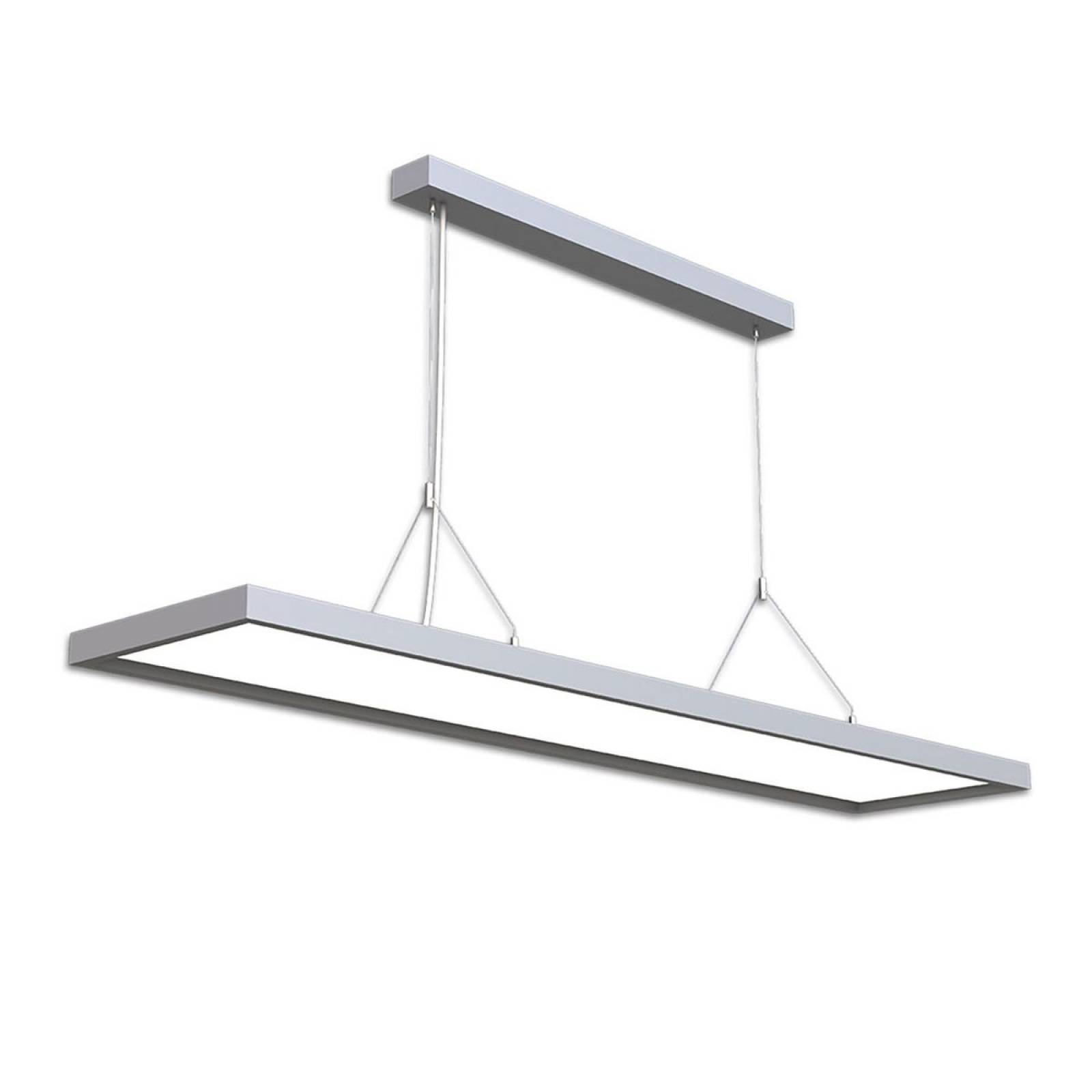 LED Office Pro Pendelleuchte Up+Down, 20+40W, silber, UGR<19, 4000K, 6000lm