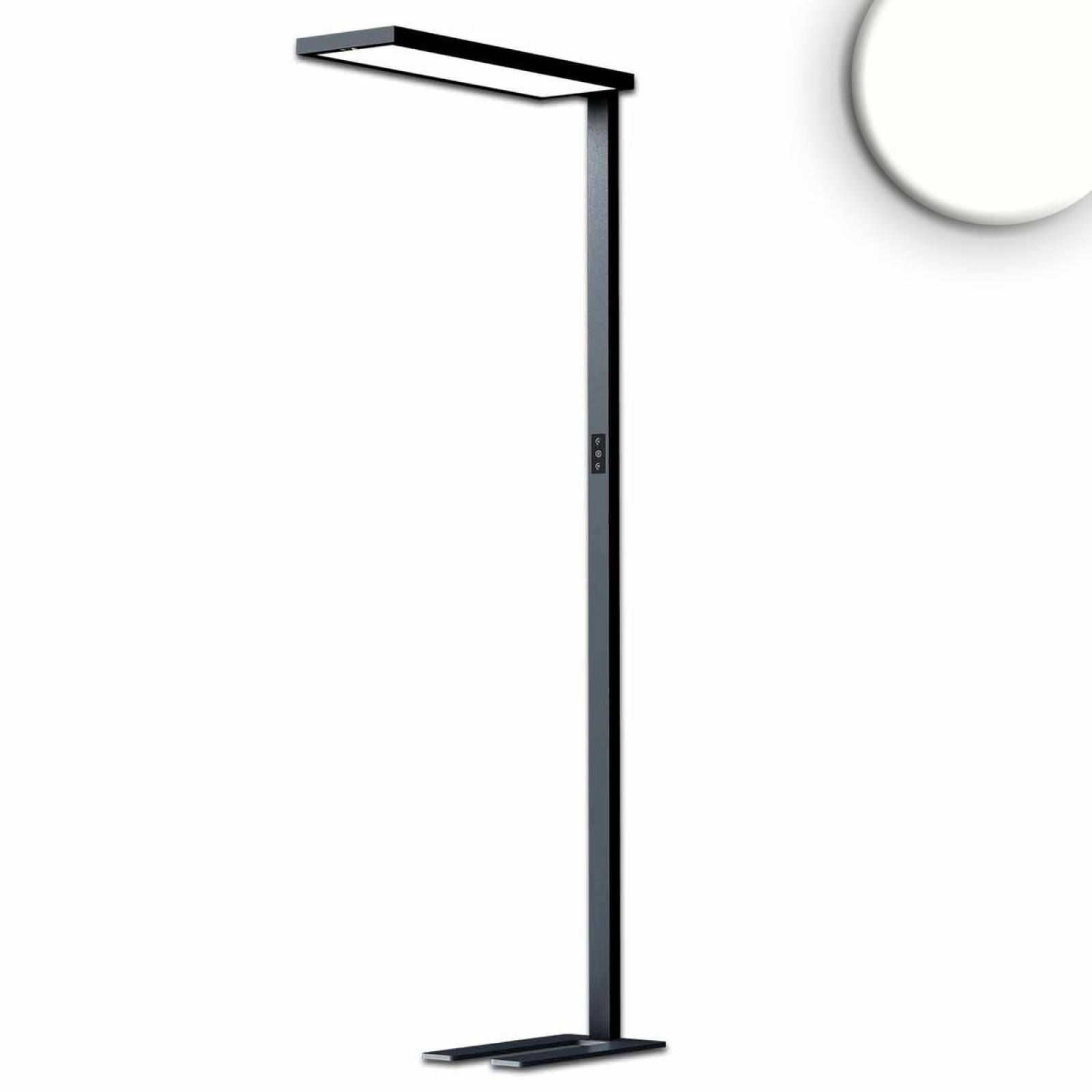 LED Office Pro Stehleuchte schwarz UGR19 80W/20W 12480lm 4000K Touch-Dimm Up&Down
