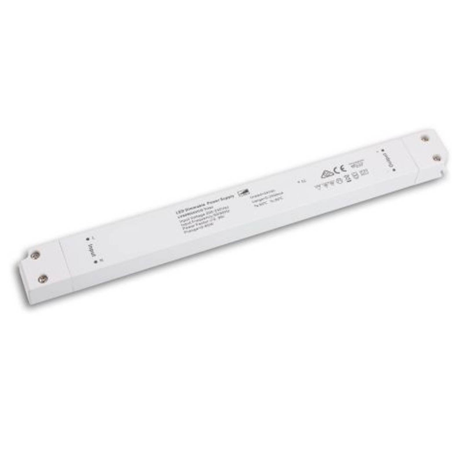LED PWM-Trafo 24V/DC, 0-60W, ultraslim, dimmbar, SELV
