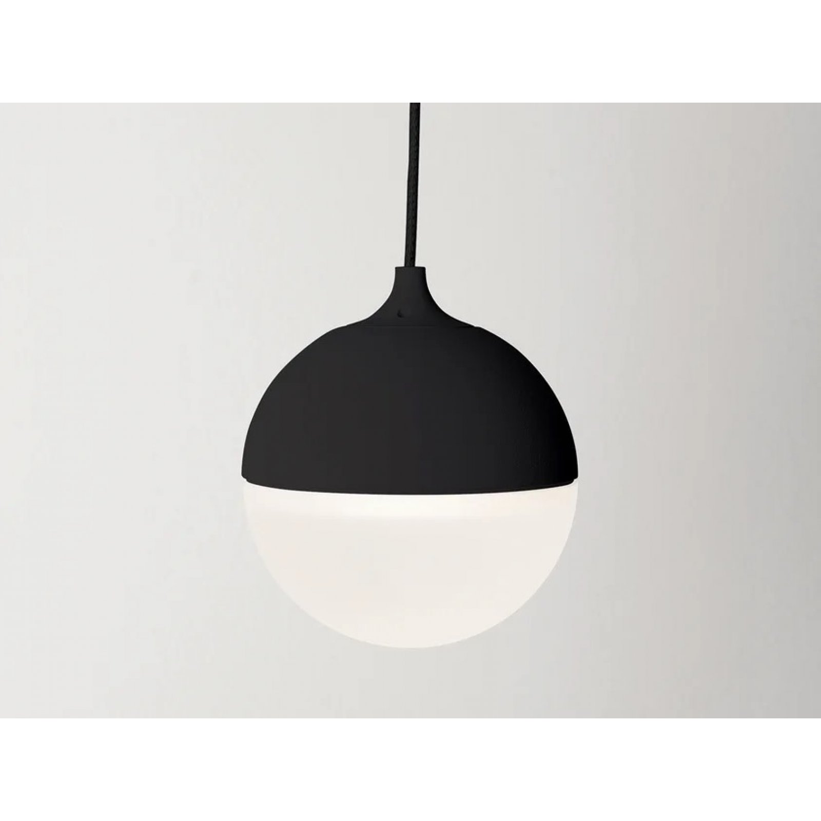 LED Pendelleuchte GILO PD schwarz, Kugelform, 3000K warmwei�, CRI90