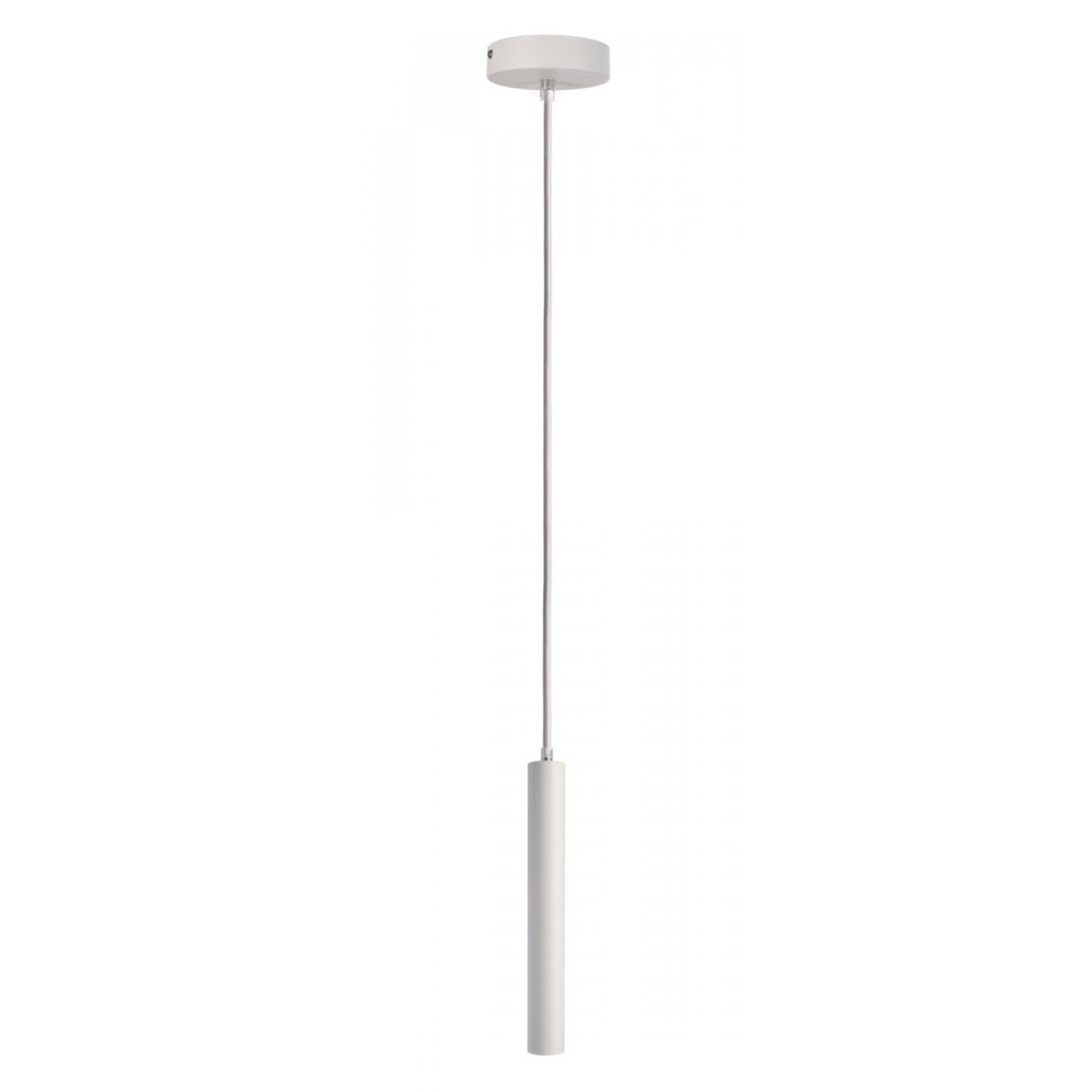 LED Pendelleuchte Slim wei�, 5W dimmbar, �39mm, 1,8m
