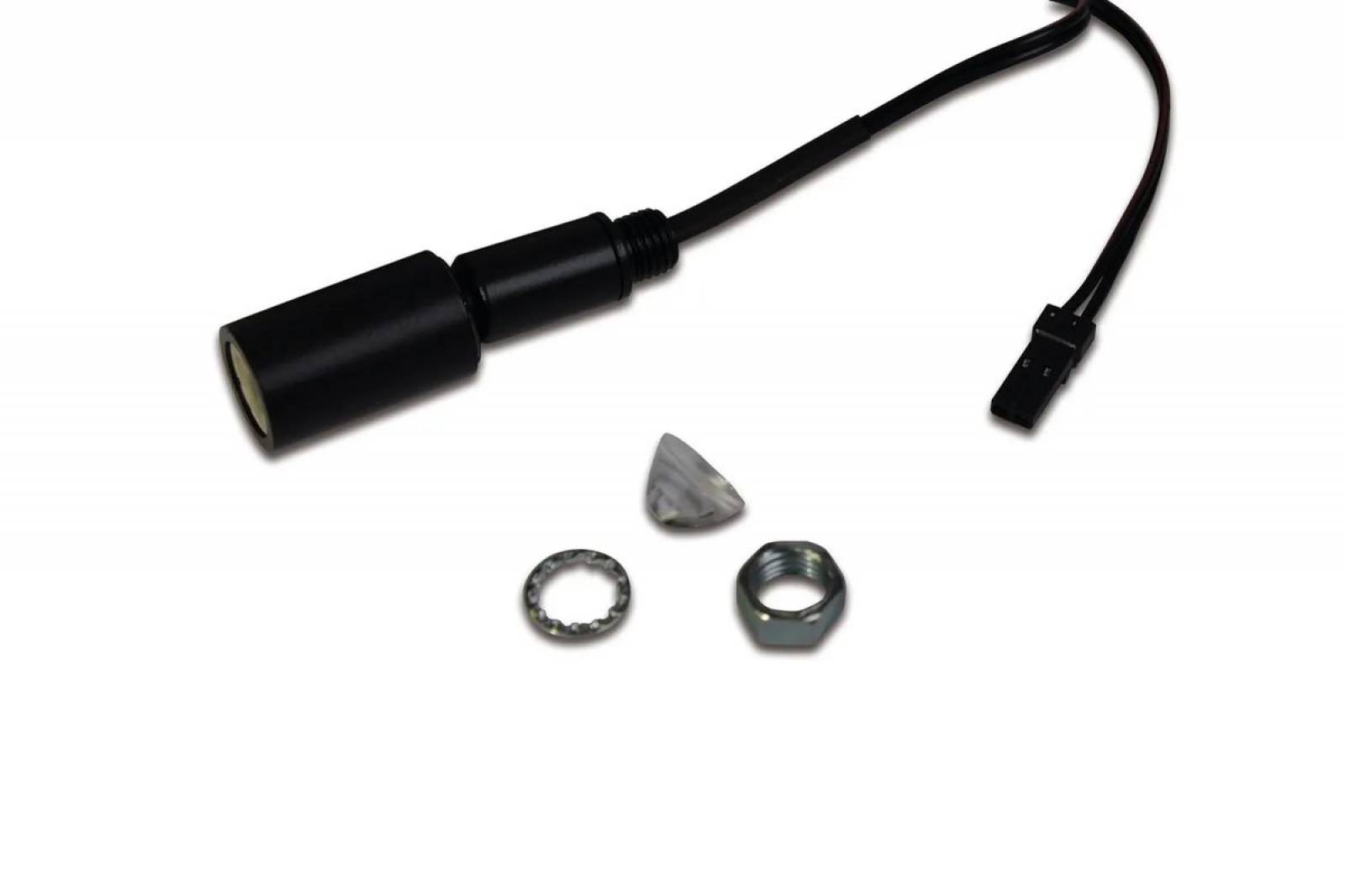 LED Point S Vitrinenstrahler schwarz 3000K, 350mA 1W 115lm 20� dreh-schwenkbarer