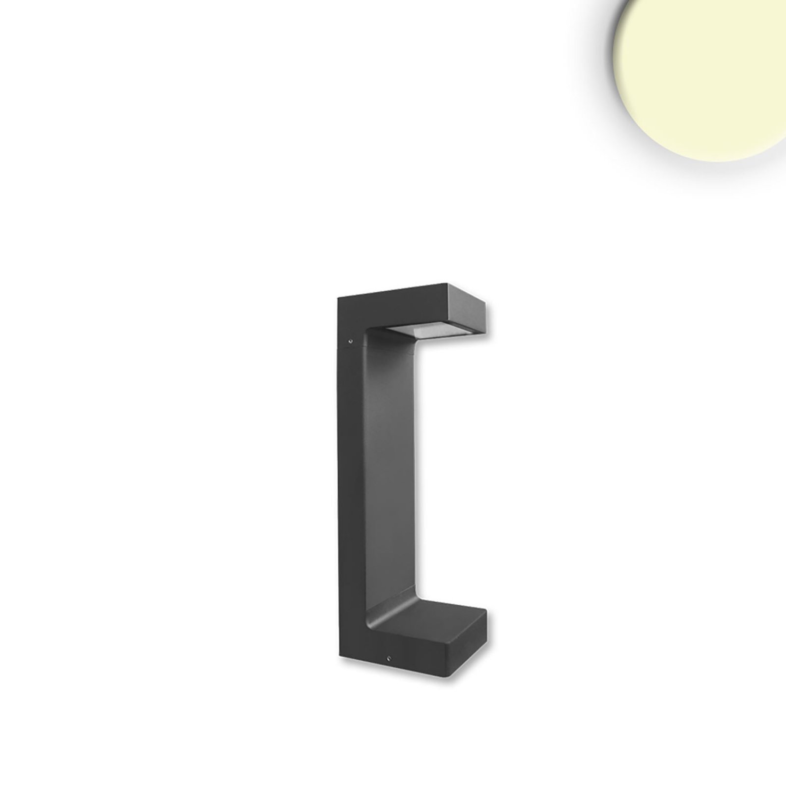 LED Poller-/Wegeleuchte Poller-1, 300mm, 7W, schwarz, 3000K warmwei�