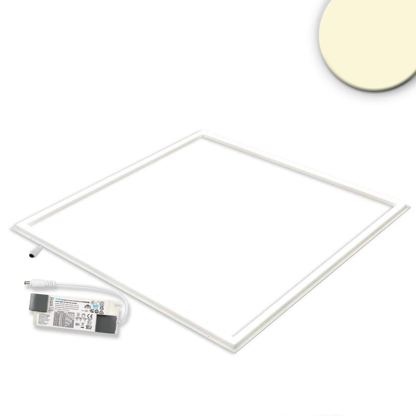 LED Rahmenleuchte, Panel Frame 625, 40W Lichtrahmen, warmwei�, PowerSwitch 21-40W