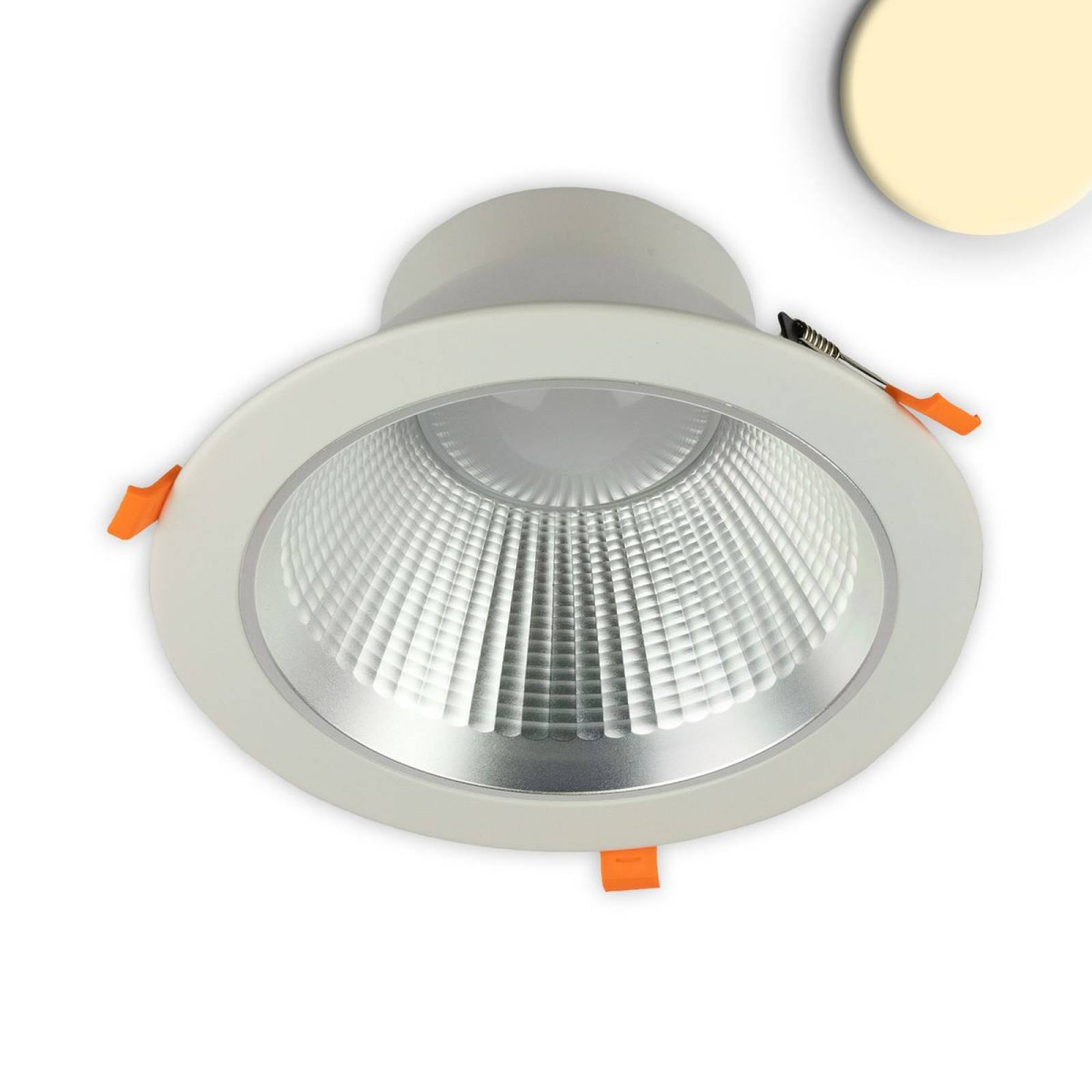 LED Reflektor Downlight 30W, 60�, CRI95, UGR19, warmwei�