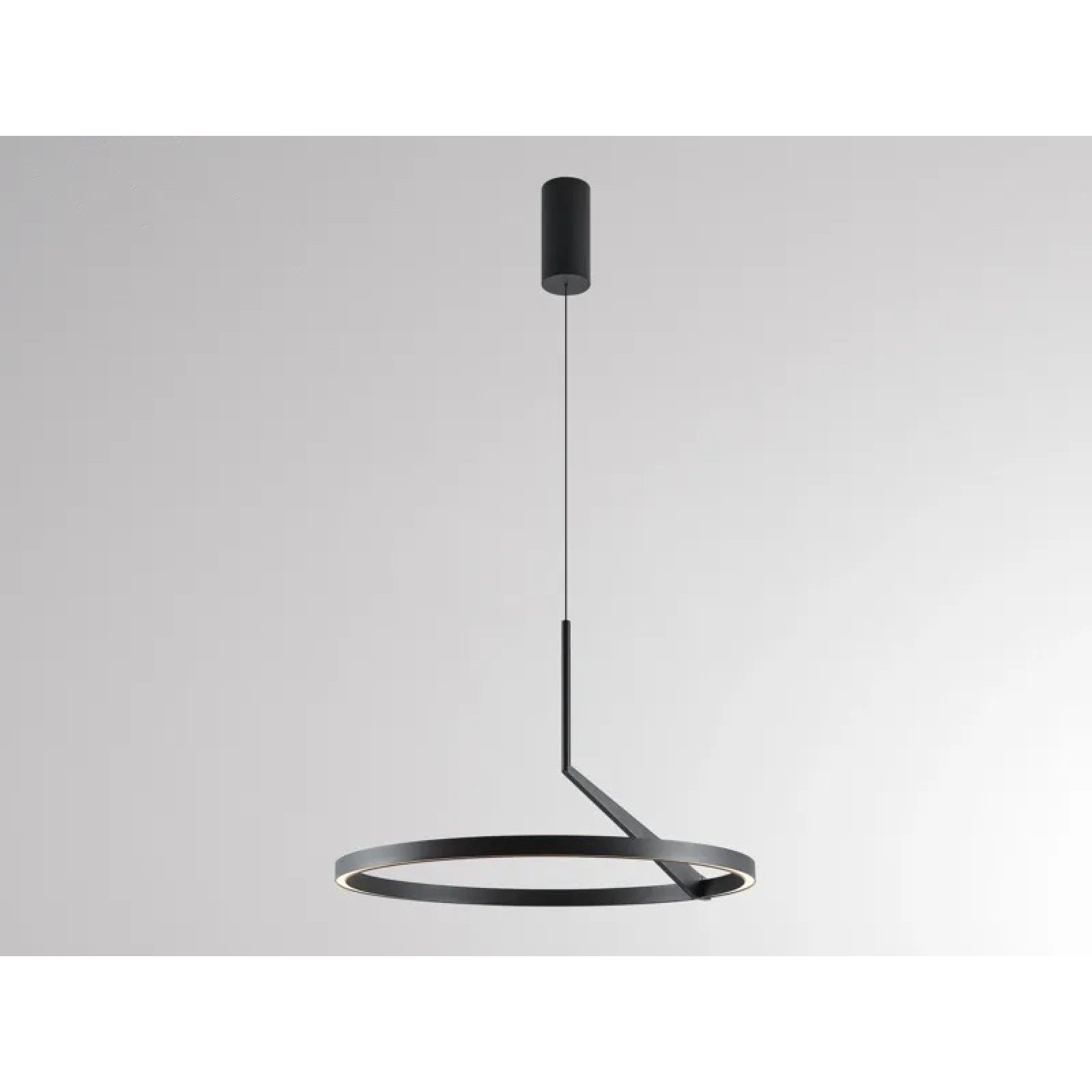LED Ring-/Pendelleuchte MELLI L schwarz, DALI dimmbar, 2700K/3000K, 600mm