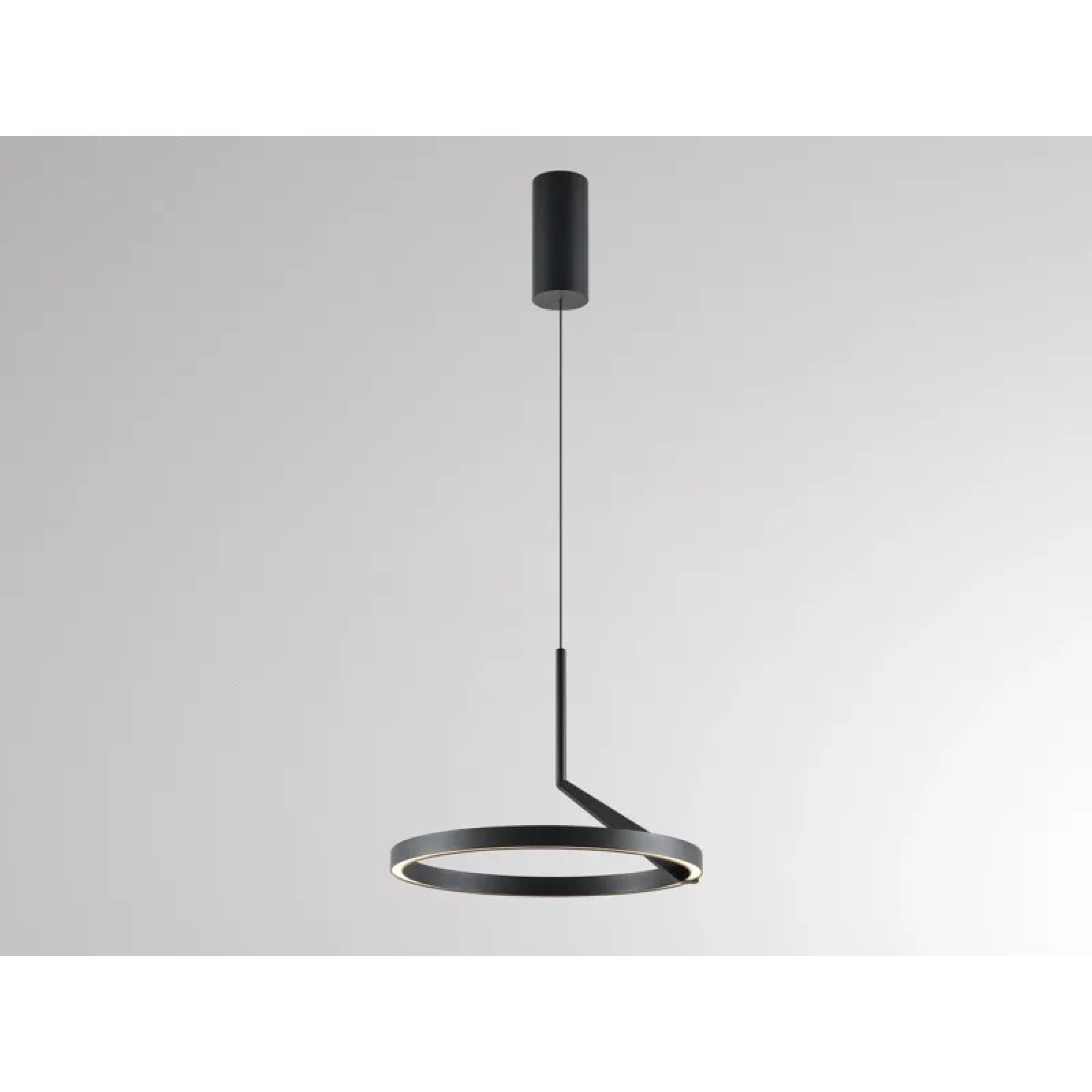 LED Ring-/Pendelleuchte MELLI schwarz, DALI dimmbar, 2700K/3000K