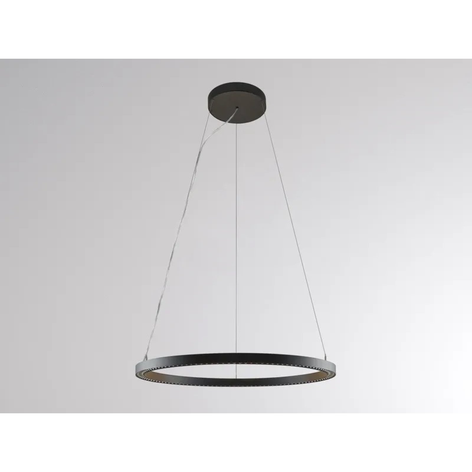 LED Ring-Pendelleuchte PERFORA PRO L schwarz, UGR<19, direkt & indirekt