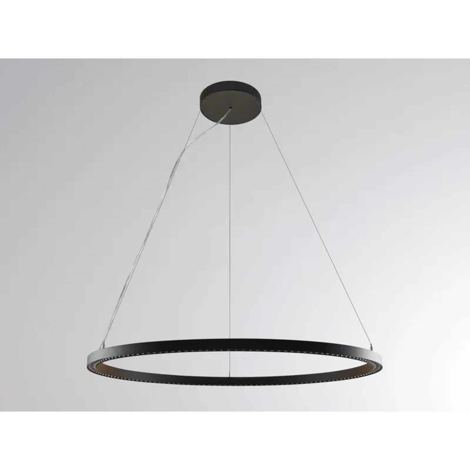 LED Ring-Pendelleuchte PERFORA PRO XL schwarz, UGR<19, direkt & indirekt