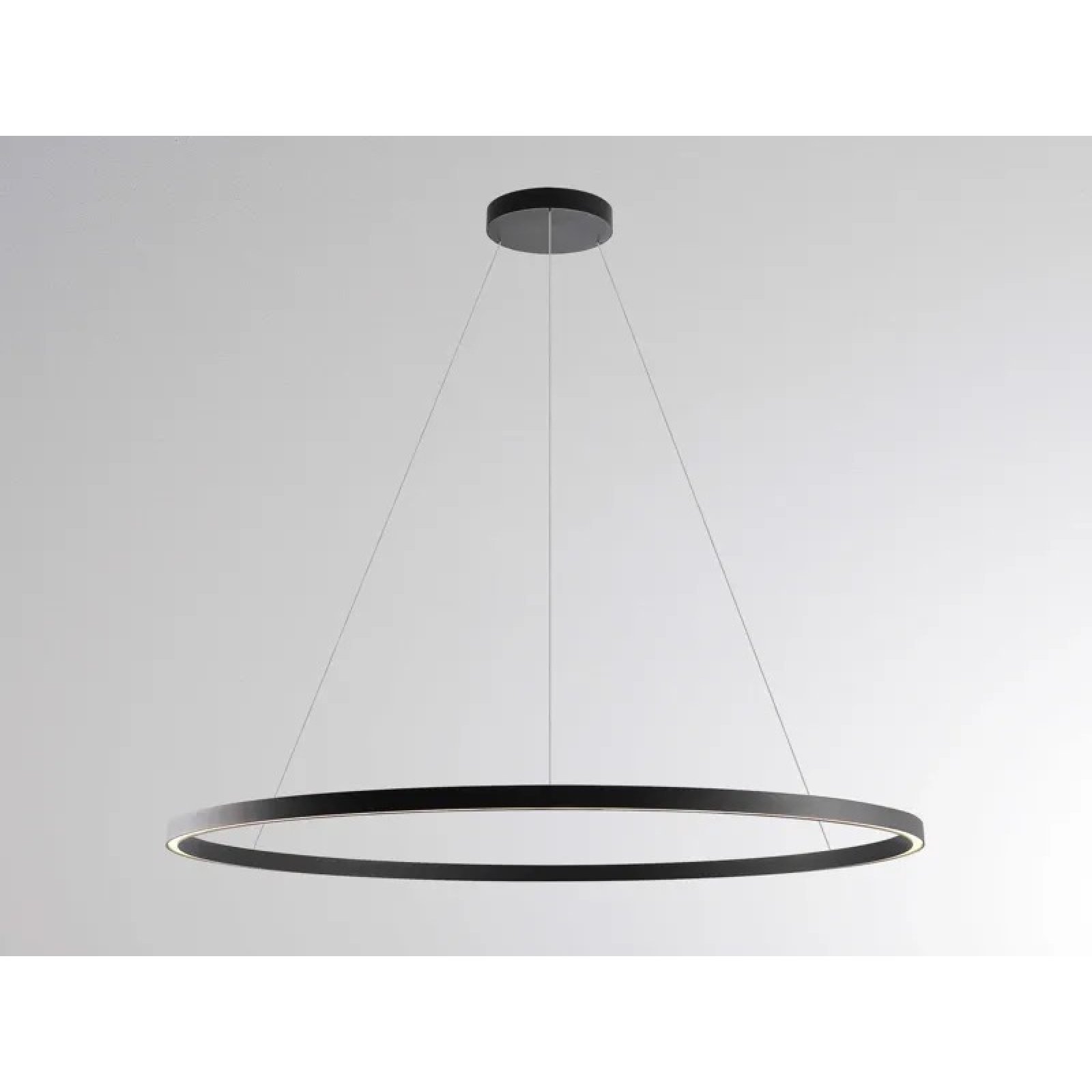 LED Ring-Pendelleuchte PERFORA XL 120cm schwarz, 2700K/3000K umschaltbar