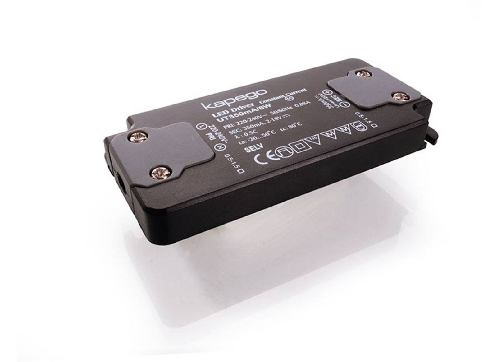LED Schaltnetzteil, Flat, 220-240V AC / 50Hz / 350mA, 6 Watt