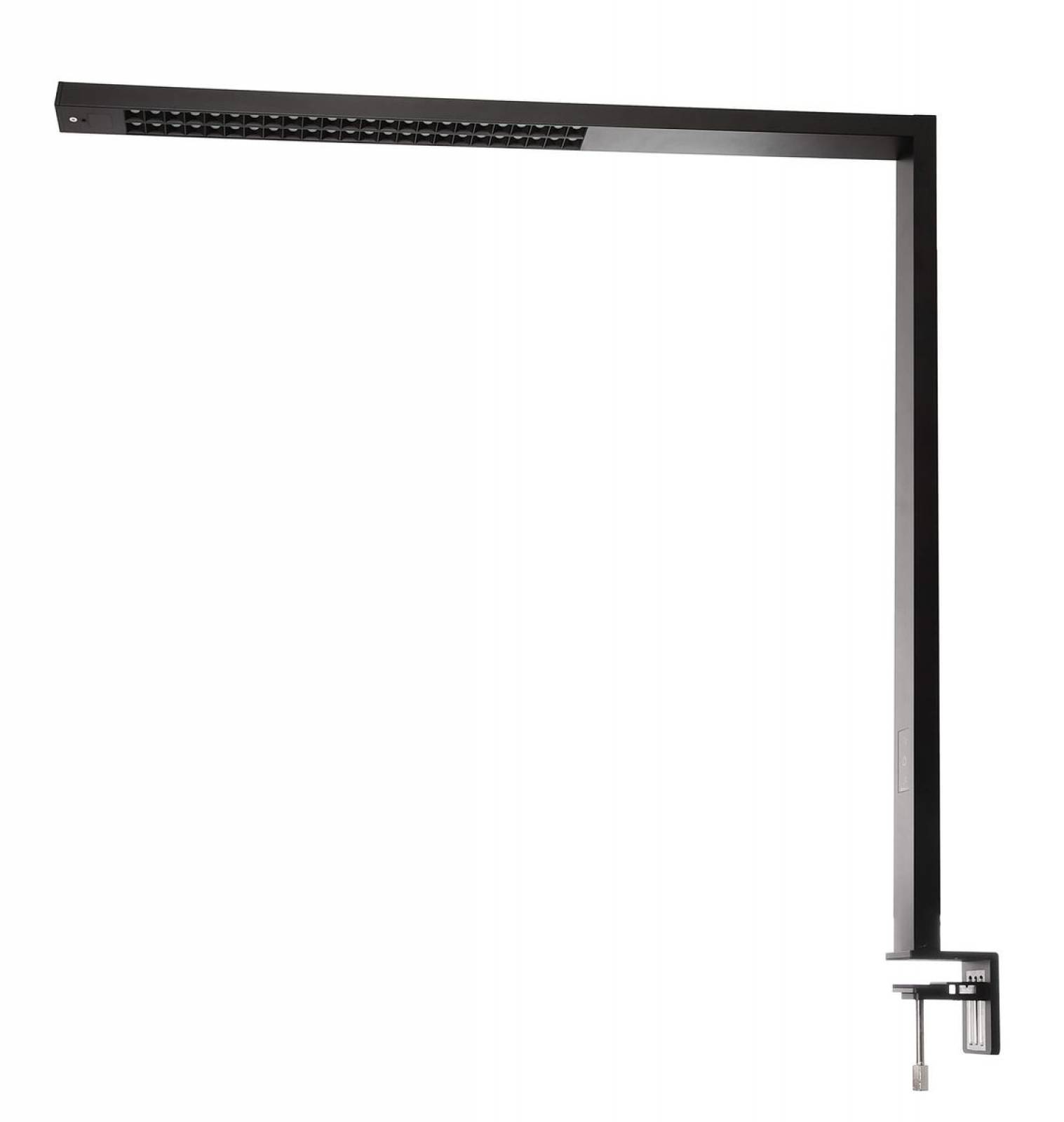 LED Schreibtischleuchte Office Three Pro Motion UGR6, 80W, dimmbar, 2700-6500 K, schwarz, CRI/Ra95