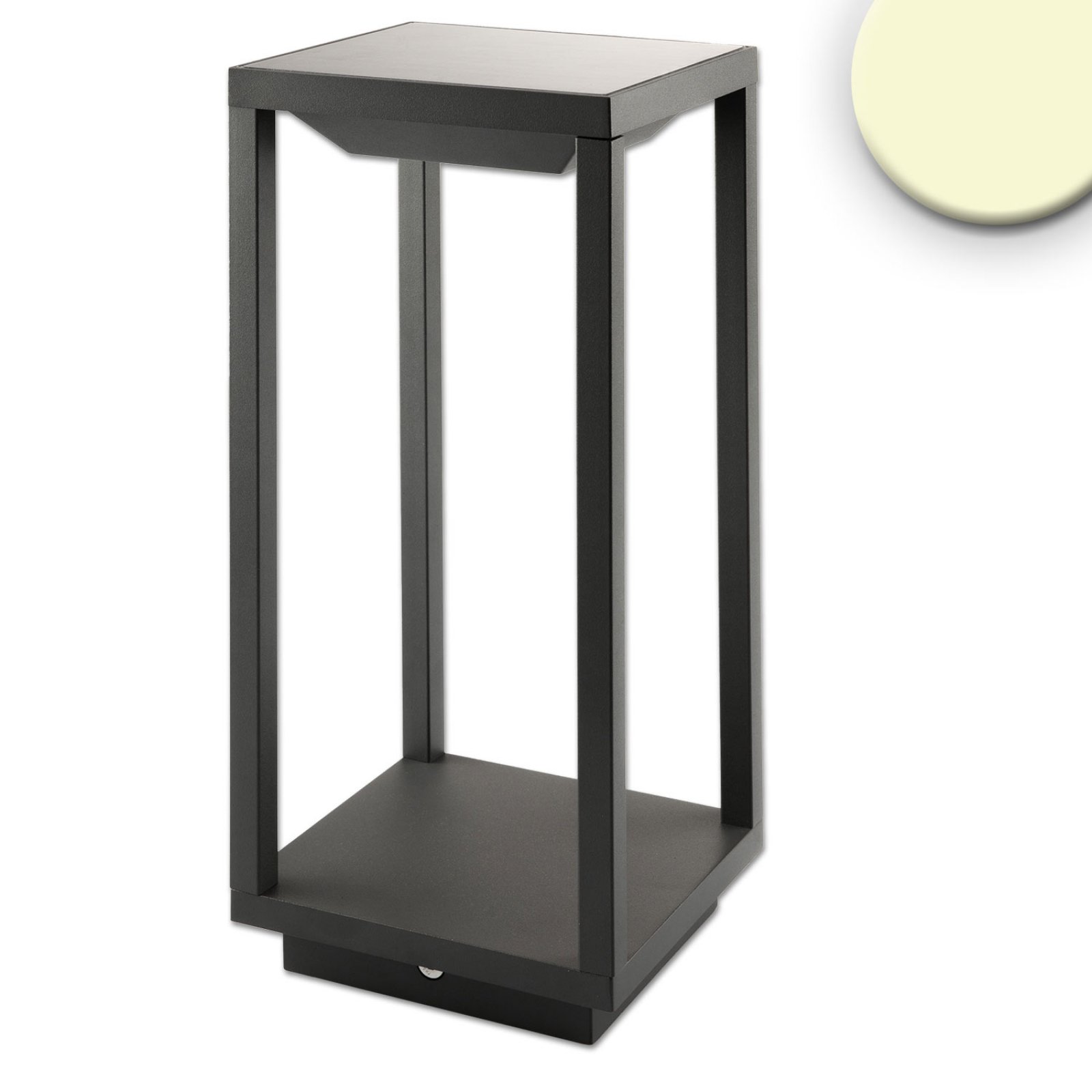 LED Solarleuchte mit PIR-Bewegungs- und Helligkeitssensor, On/Off, 2W, IP54 Au�enleuchte, warmwei�