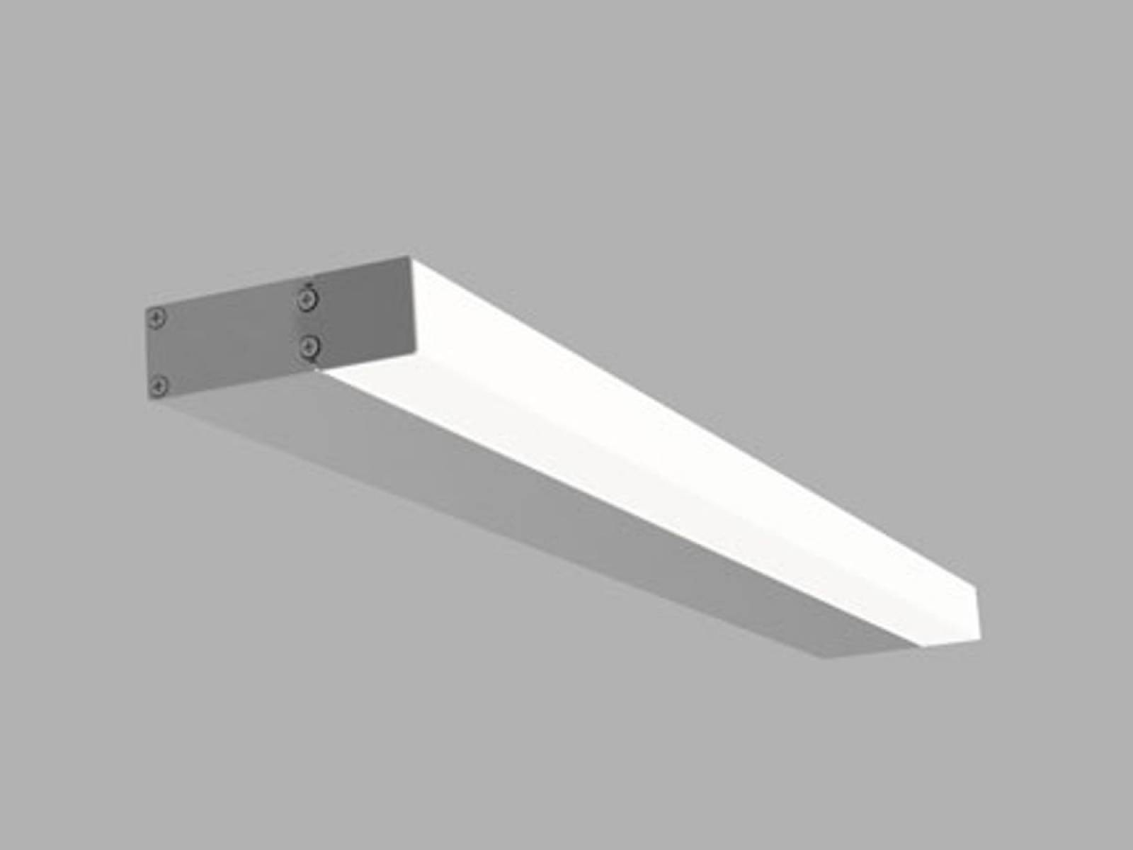 LED Spiegel-/Wandleuchte S21-Lineare 15W/m, CRI98, 3000K, 100cm, Schwarz