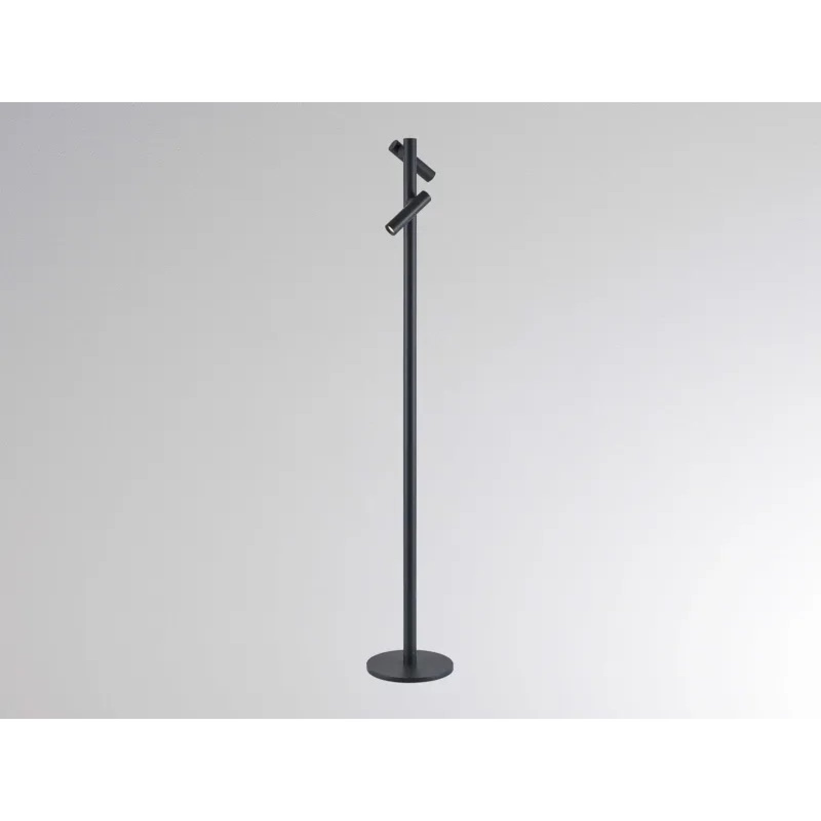 LED Stehleuchte MIMO DOUBLE F, doppelk�pfig mit Touch-Dim, 7h autonom