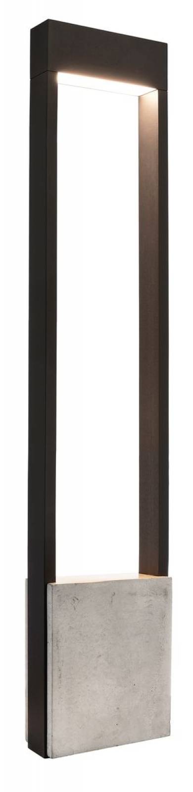 LED Stehleuchte, Warmwei�, Chertan 1000 dunkelgrau, 3000K, 640lm, A, 13W, H=1m, IP54