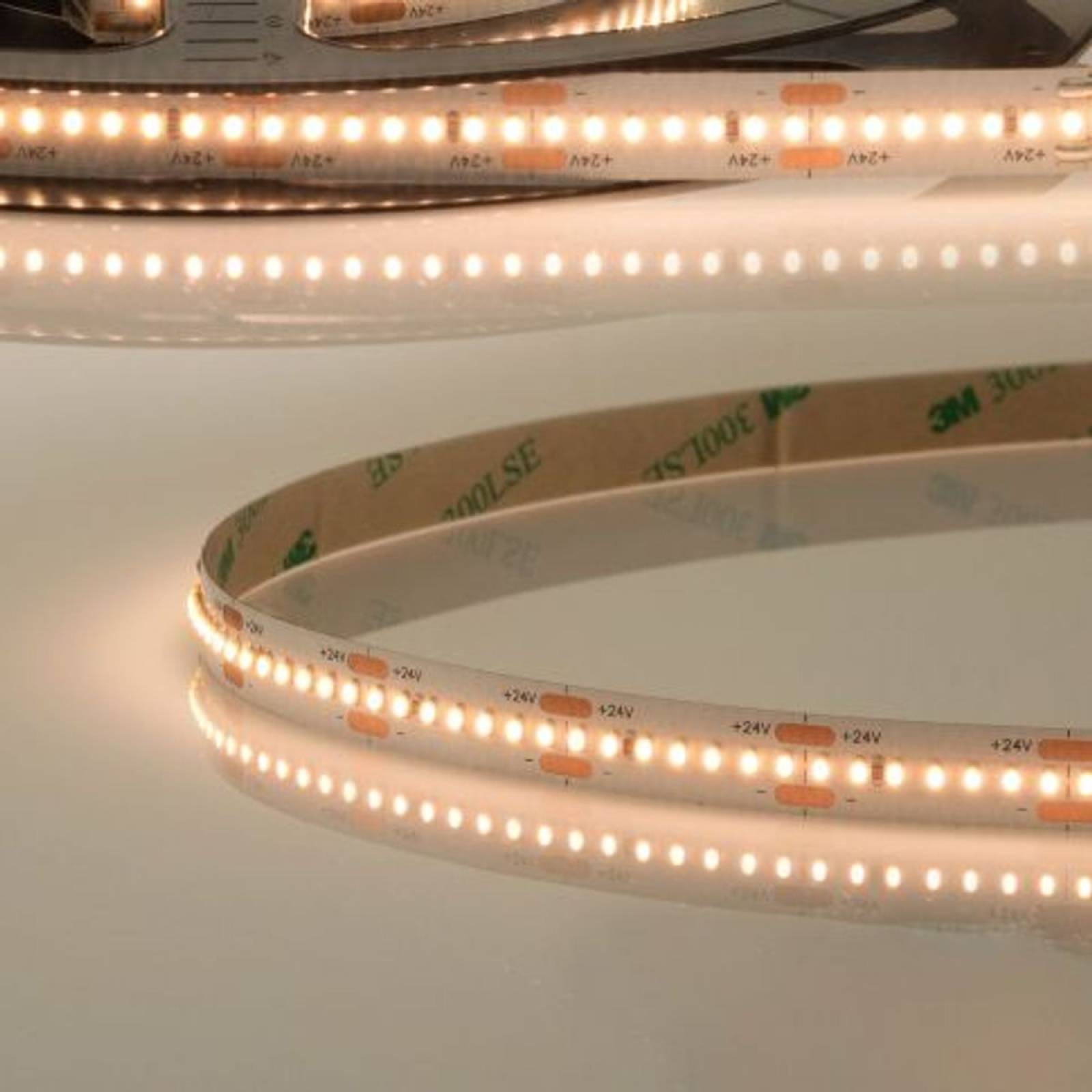 LED Stripe 24V Linear8 Flexband 15W/m, CRI90+, 3000K warmwei�, 5m