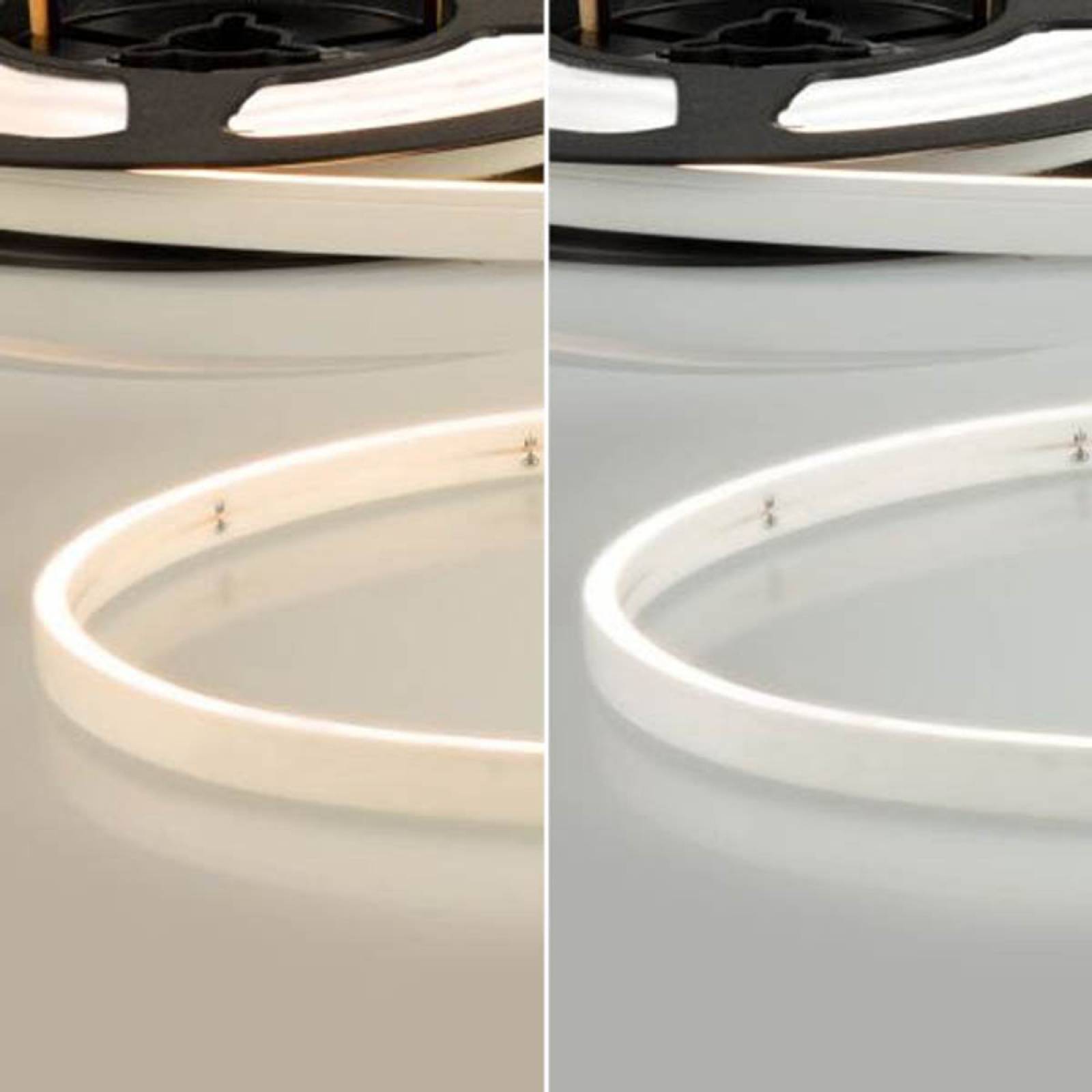 LED Stripe 5m NEON B04H08, 24V DC, 10W/m, IP67, 140 LED/m, inkl. Montageclips