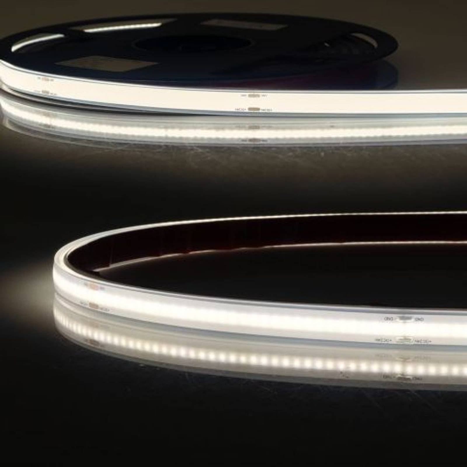 LED Stripe AQUA COB Linear 24V, 8W/m, 4000K neutralwei�, wasserdicht IP68, 5m