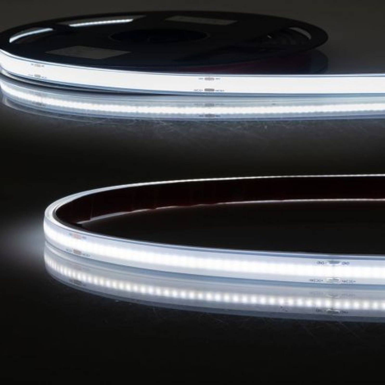 LED Stripe AQUA COB Linear 24V, 8W/m, 6500K kaltwei�, wasserdicht IP68, 5m