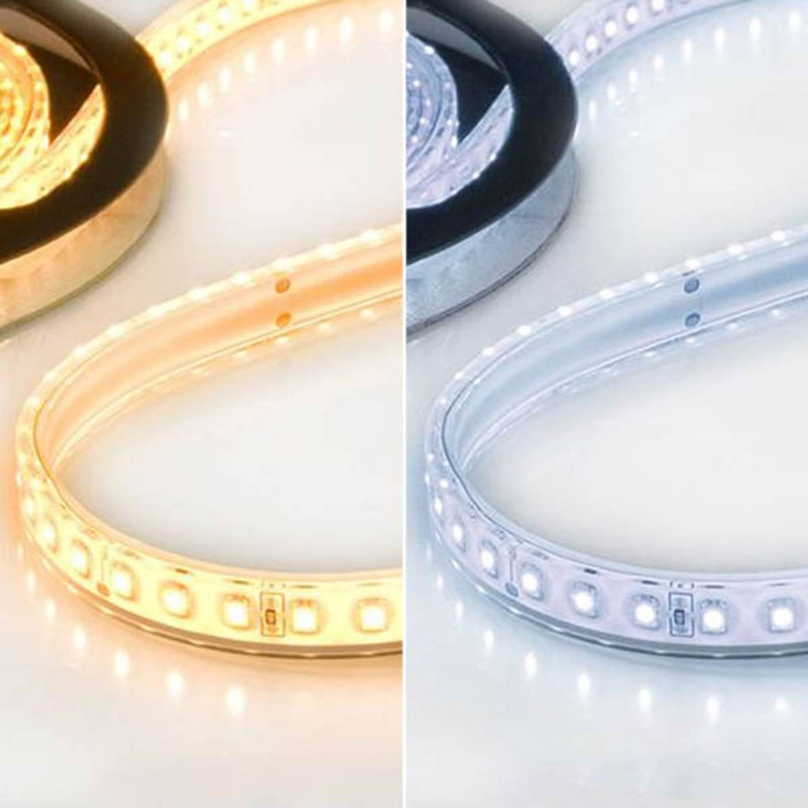 LED Stripe AQUA827/860 PU, 24V, 10W/m, wasserdicht IP68, 2700K/6000K, 5m, B:10mm
