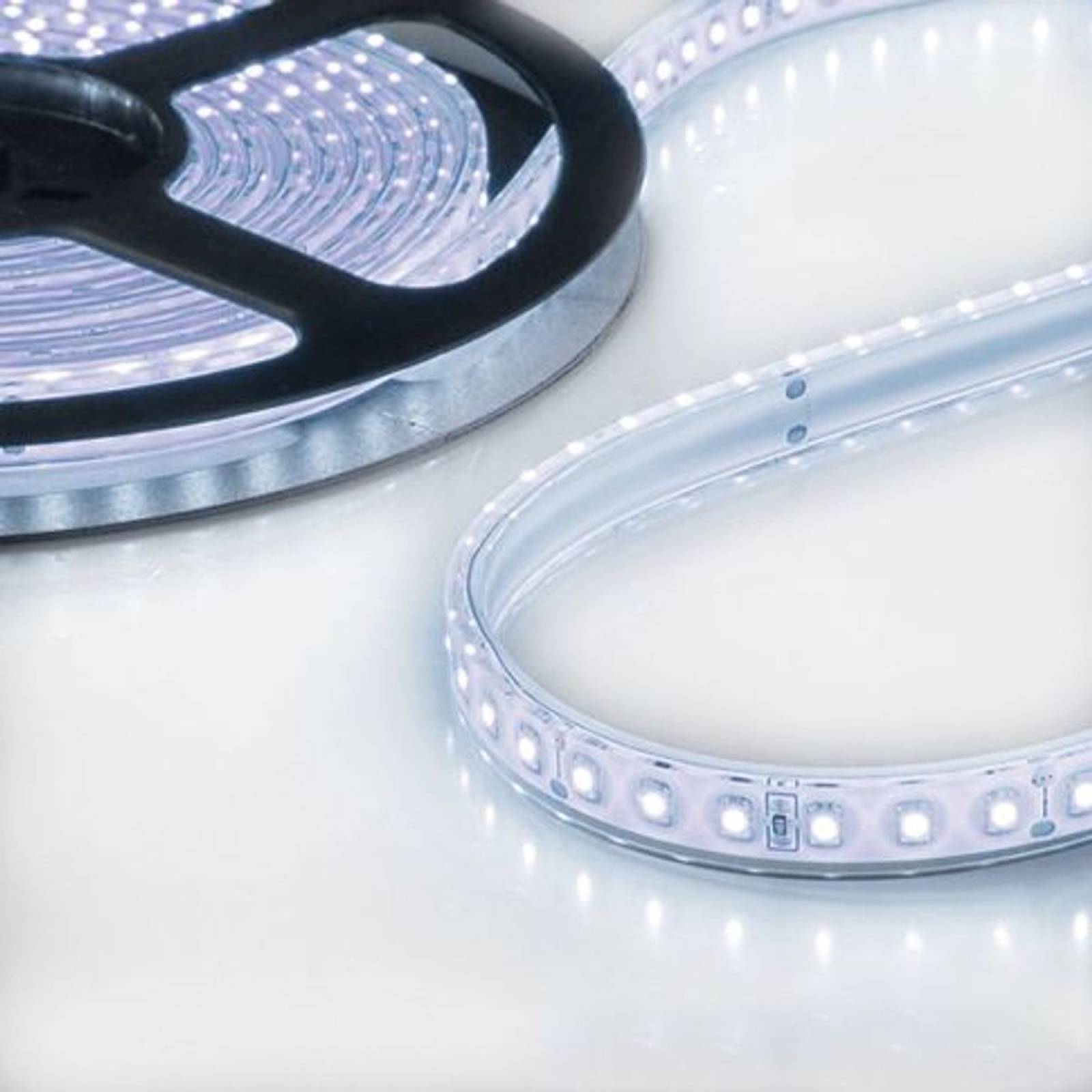 LED Stripe AQUA827/860 PU, 24V, 10W/m, wasserdicht IP68, 6000K kaltwei�, 5m
