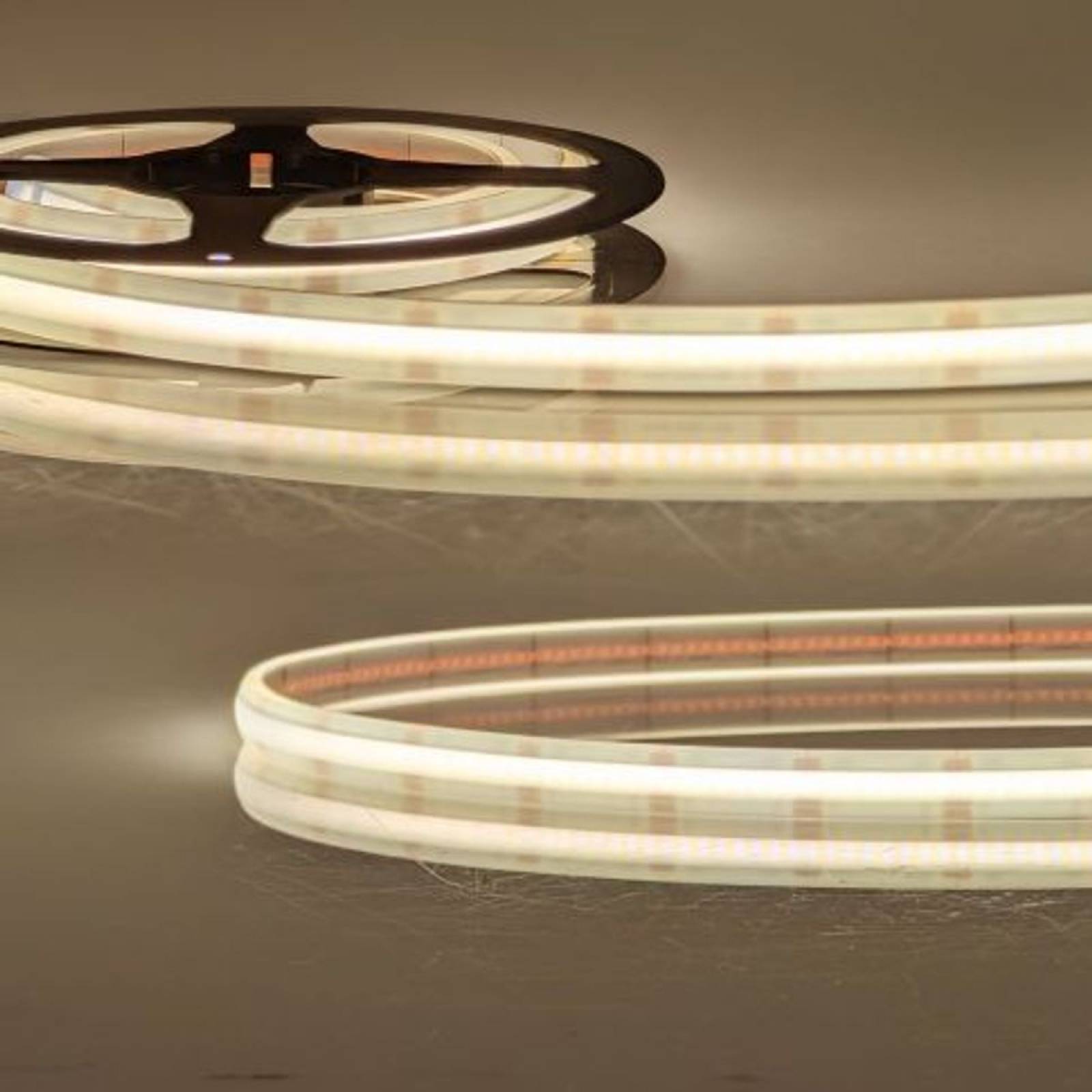 LED Stripe High Temperature, Sauna bis 100�C, HT927/960 COB wei�dynamisch, 24V, 10W/m, IP68, 5m