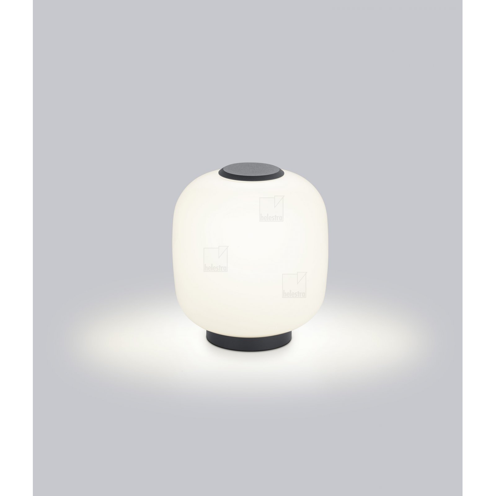 LED Tischleuchte MILO mit Touchdimmer, Opalglas, warmwei�es Licht