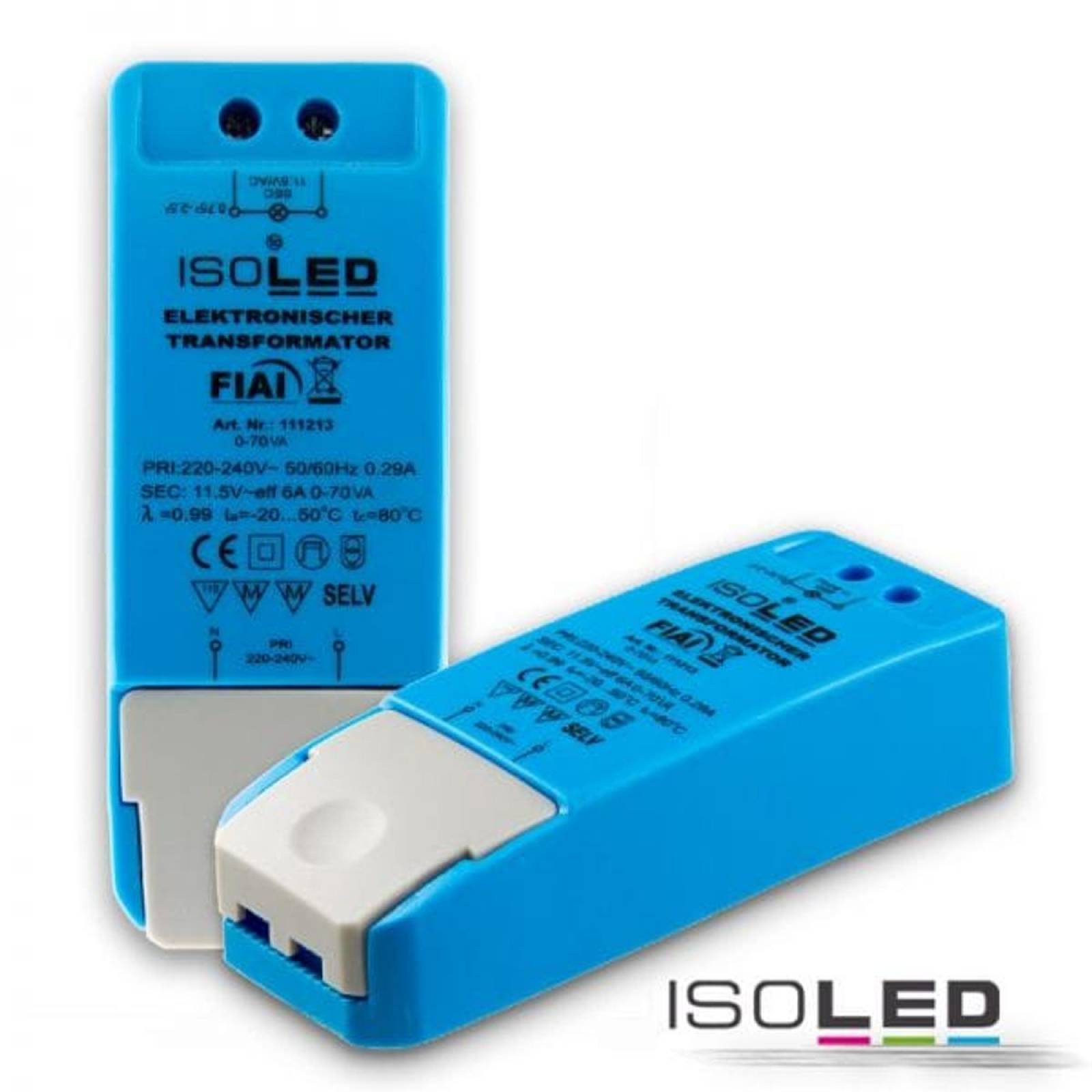 LED Trafo 12V/AC, 0-70VA, dimmbar