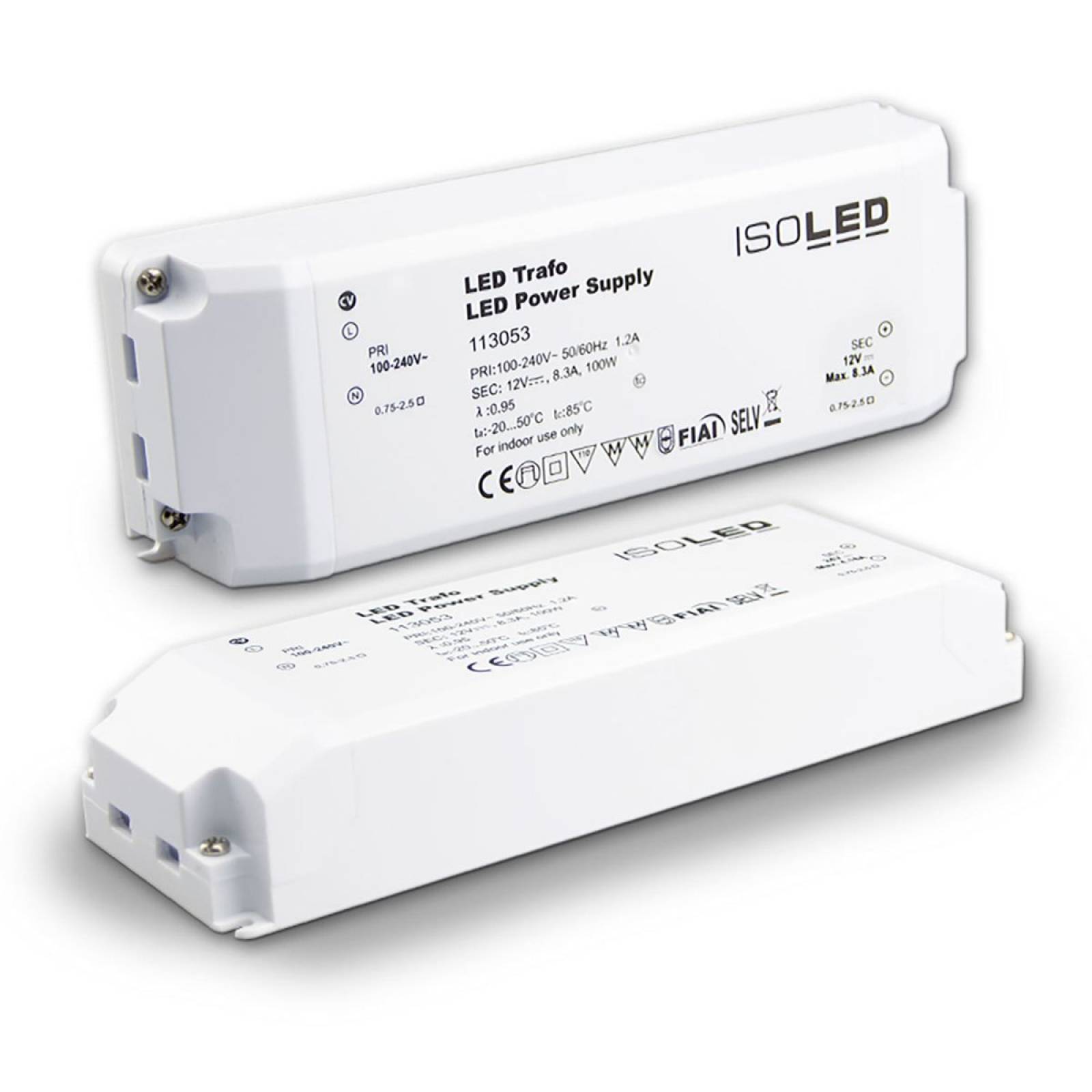 LED Trafo 12V/DC, 0-100W