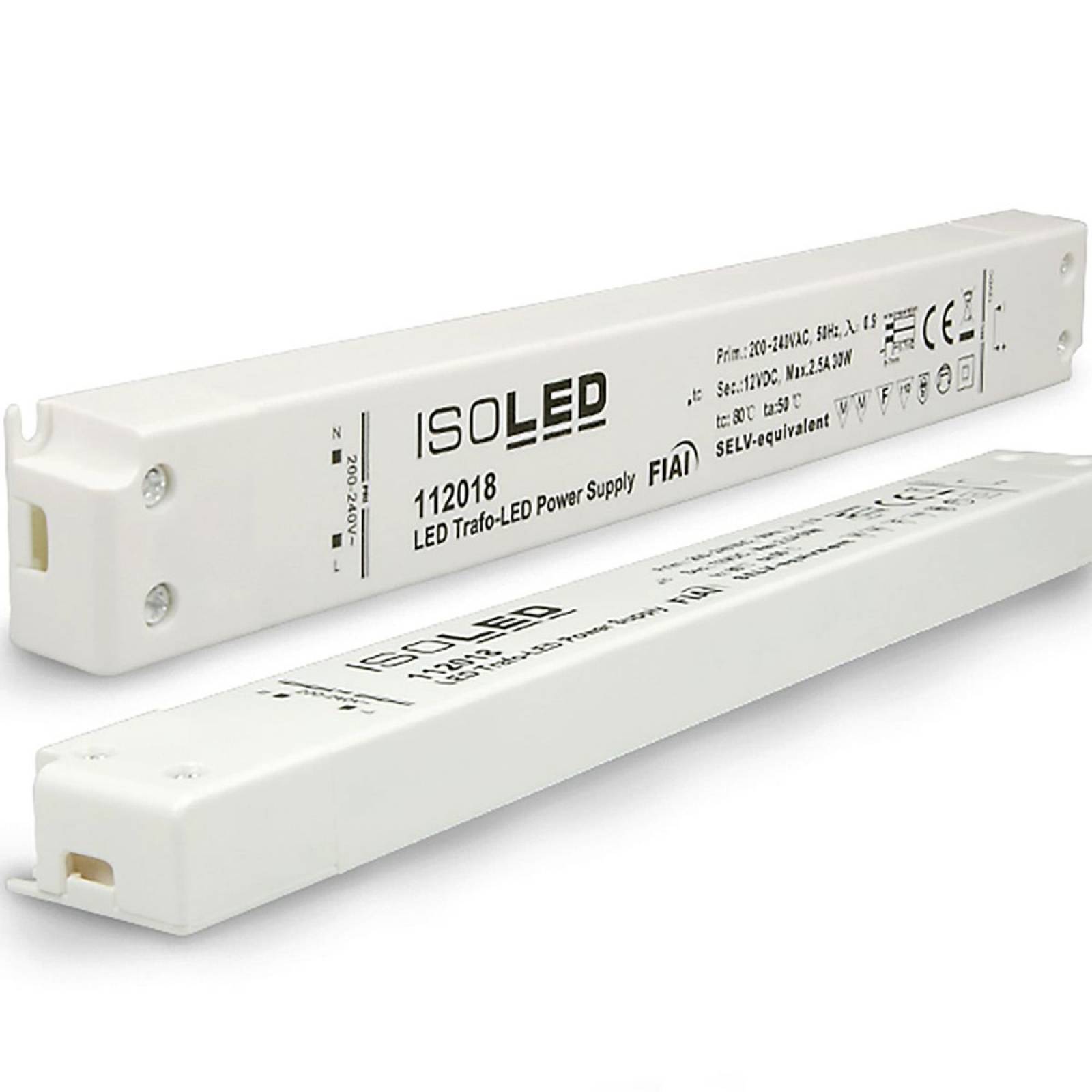 LED Trafo 12V/DC, 0-30W, ultraslim