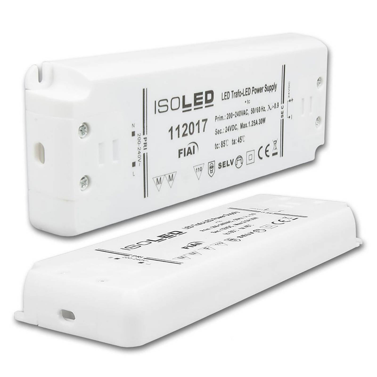 LED Trafo 24V/DC, 0-30W, ultraflach
