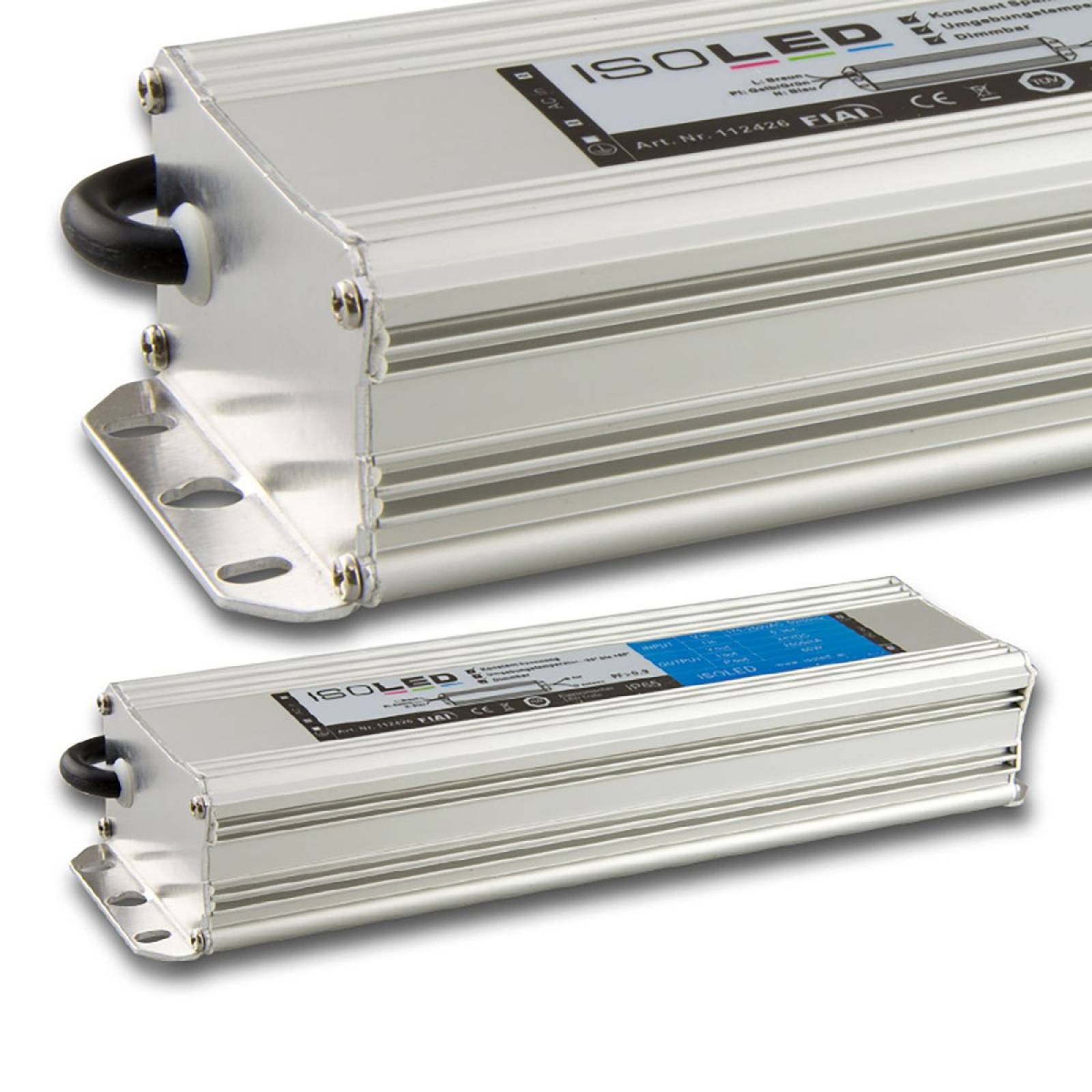 LED Trafo 24V/DC, 15-60W, IP65, dimmbar