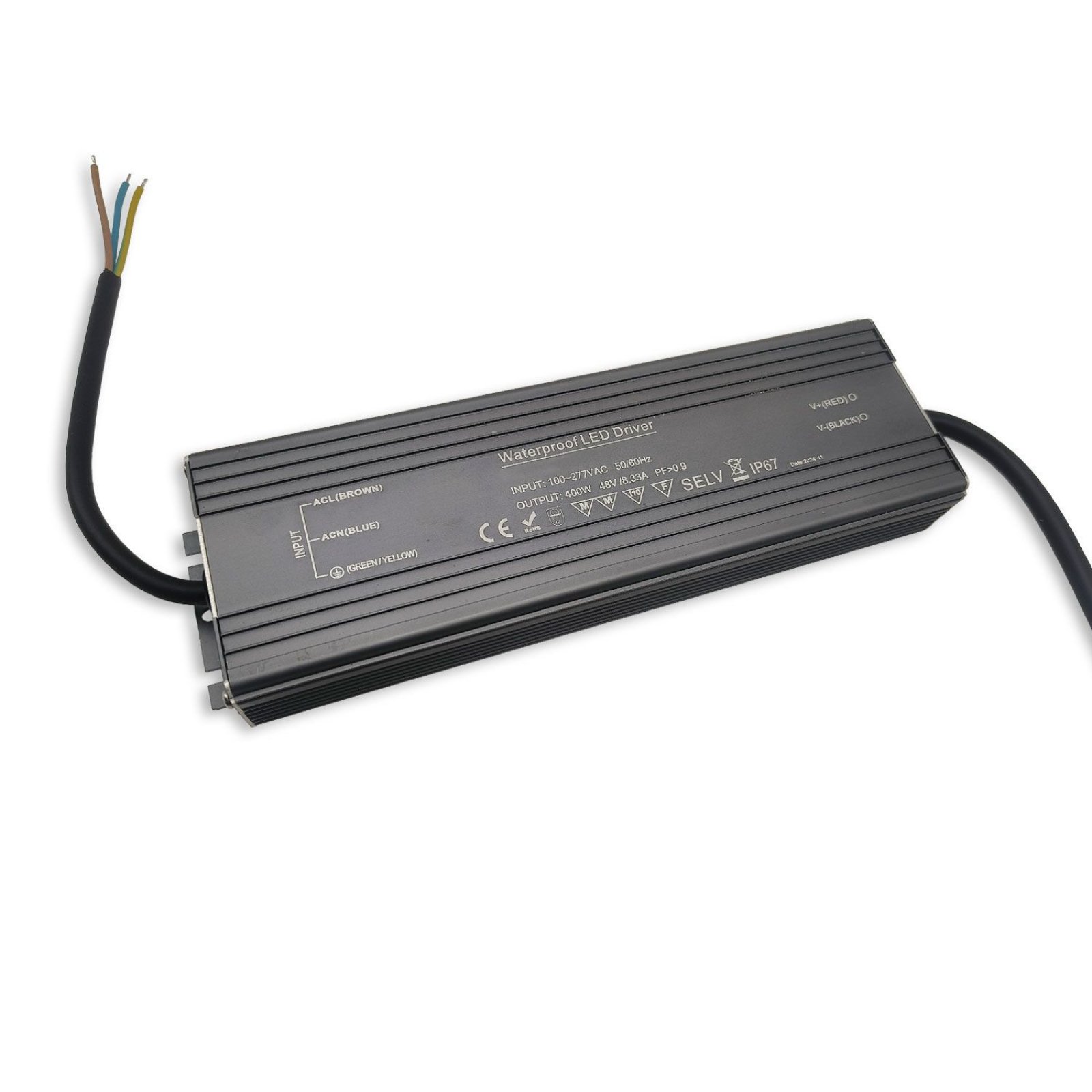 LED Trafo 48V/DC, 400W, kompakt, IP67, SELV