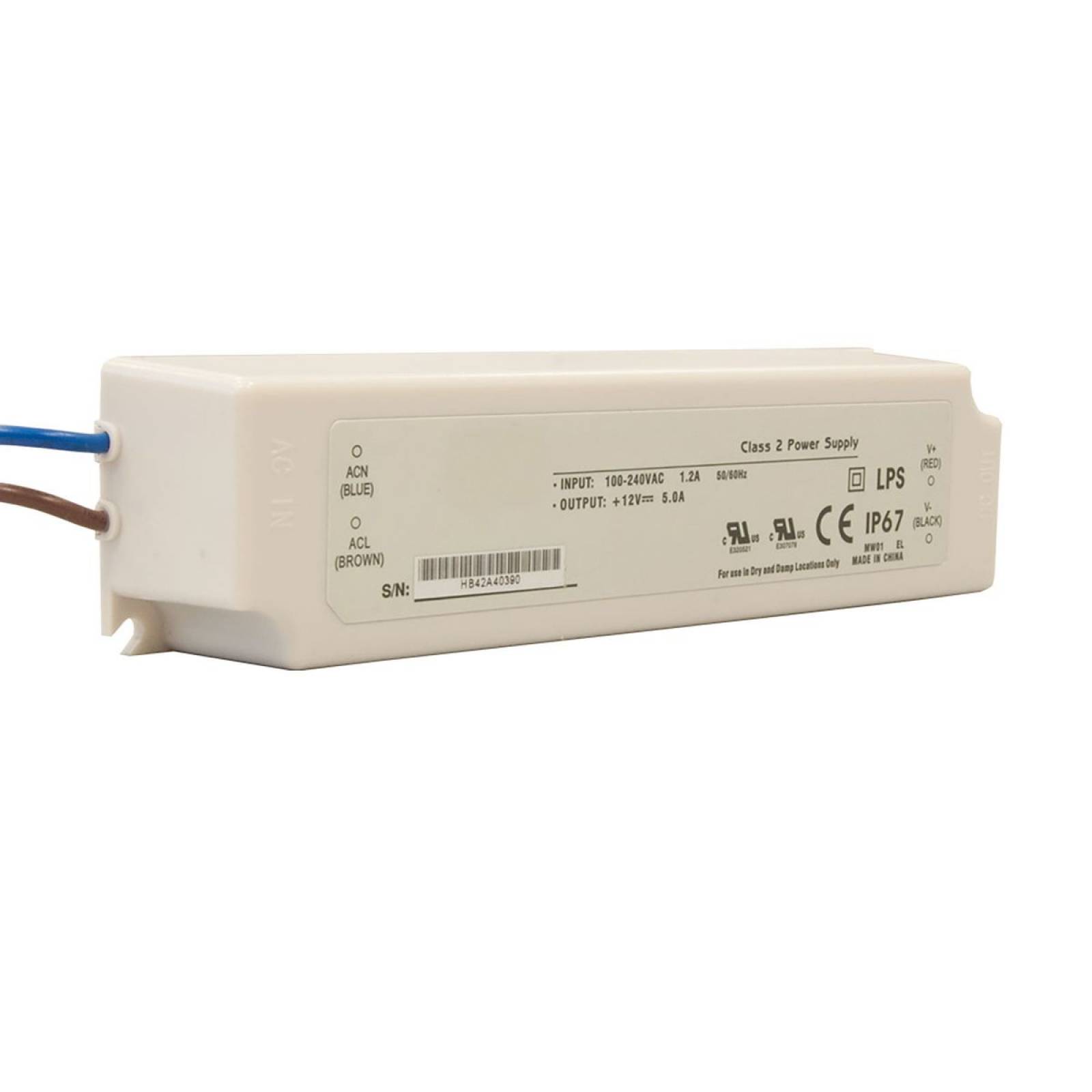 LED Trafo, Transformator, Spannung 24V/DC, 0-100W, IP67