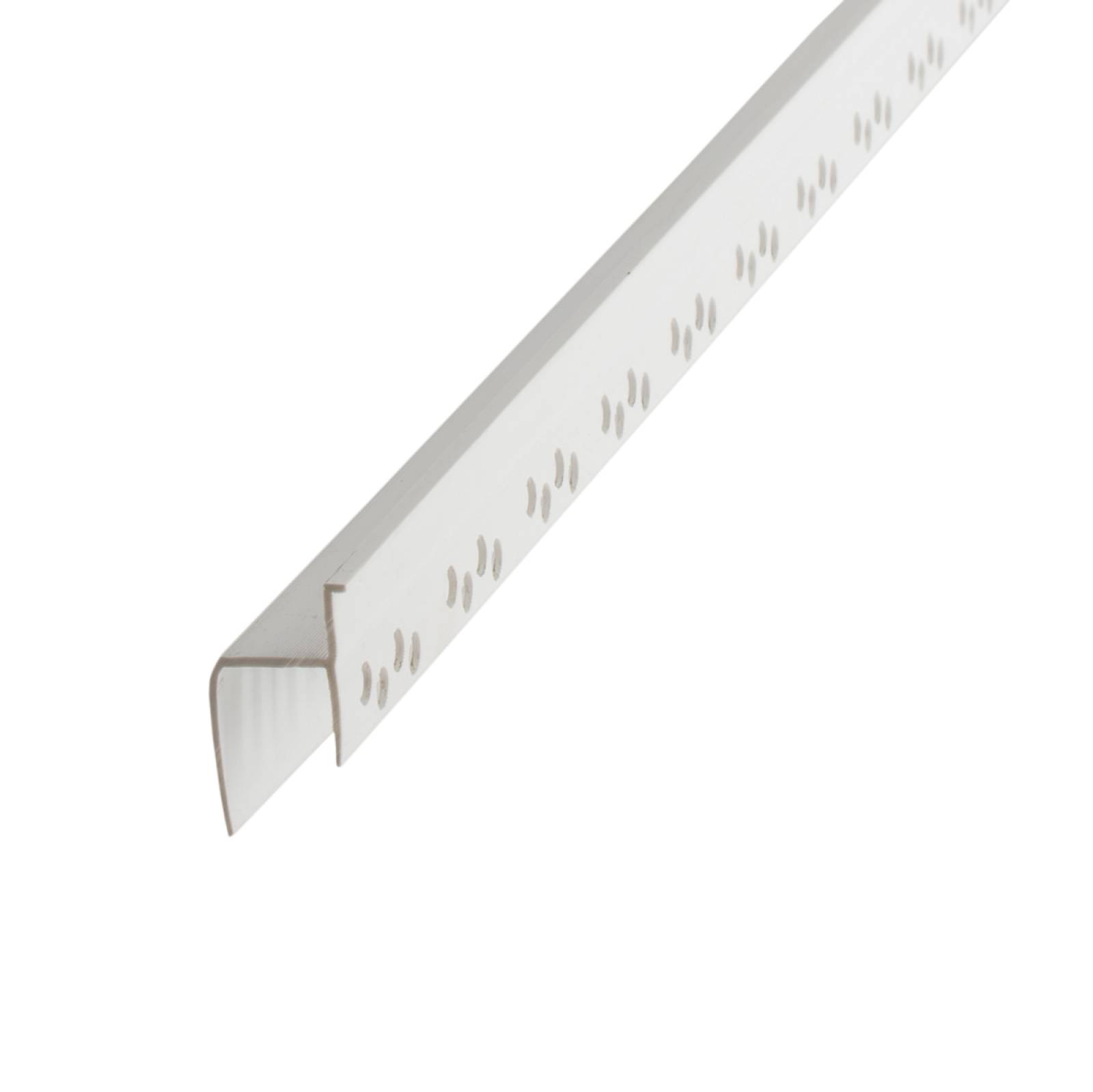 LED-Trockenbauprofil ADP-KU 09 f�r fl�chenb�ndige Sockelleisten, 200cm, F�r max. 12,5mm LED-Streifen
