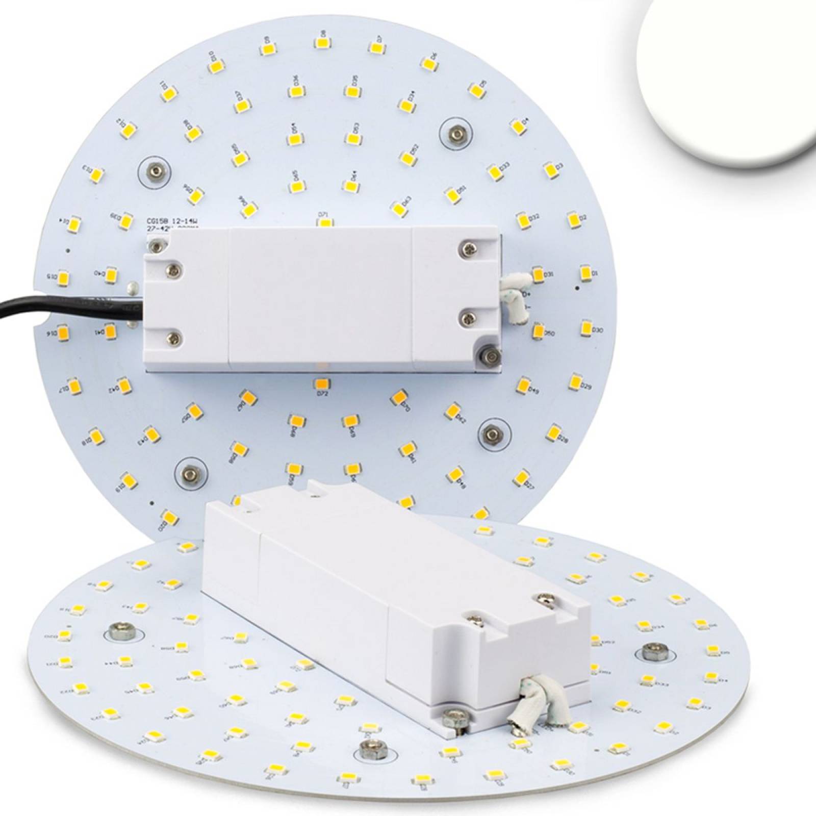 LED Umr�stplatine 160mm, 12W, mit Magnet, neutralwei�